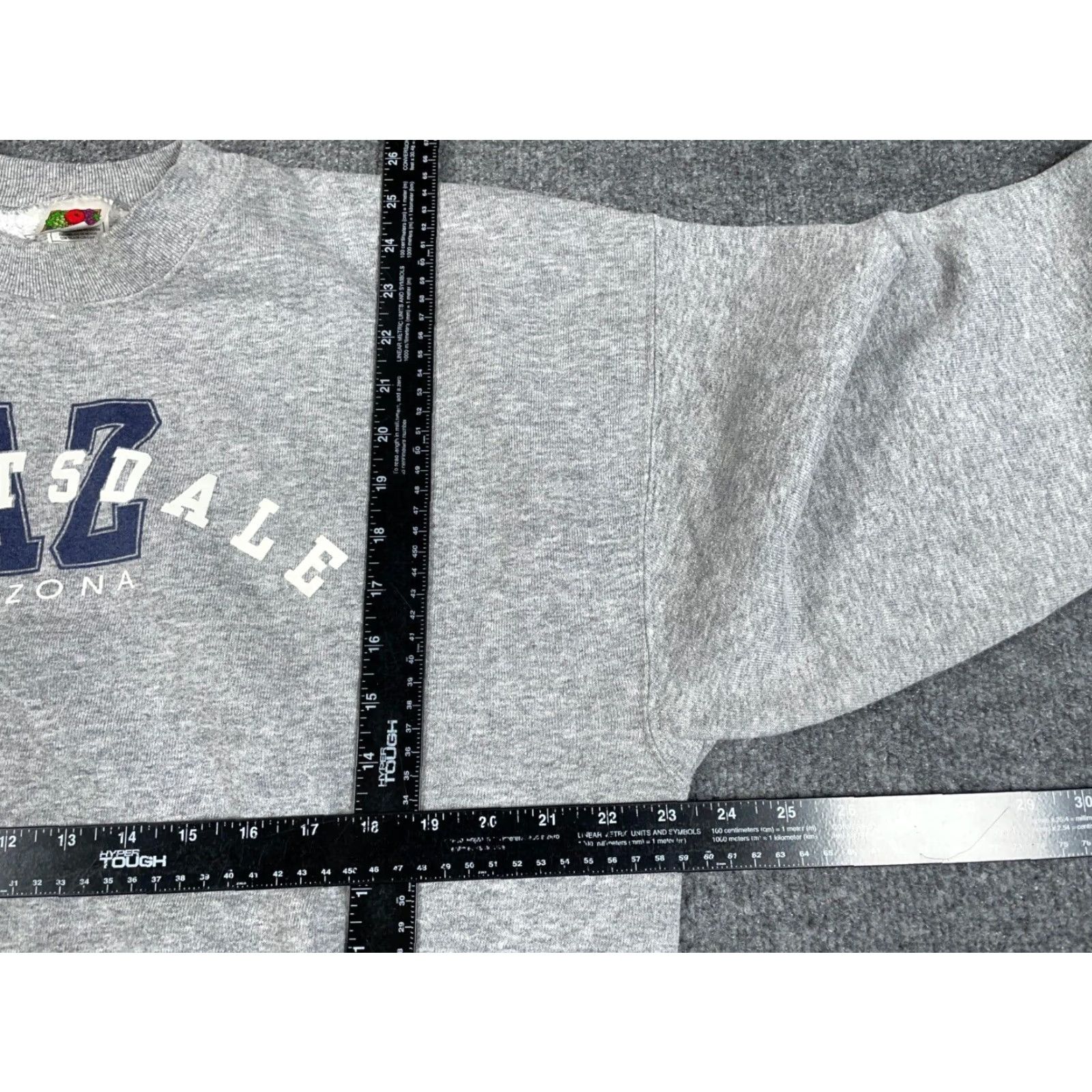 Fruit Of The Loom VINTAGE Scottsdale Arizona Sweatshirt Mens XL Gray 50-50 Lightweight Cotton Blend Graphic Print 90s Retro Size US XL / EU 56 / 4 - 4 Thumbnail