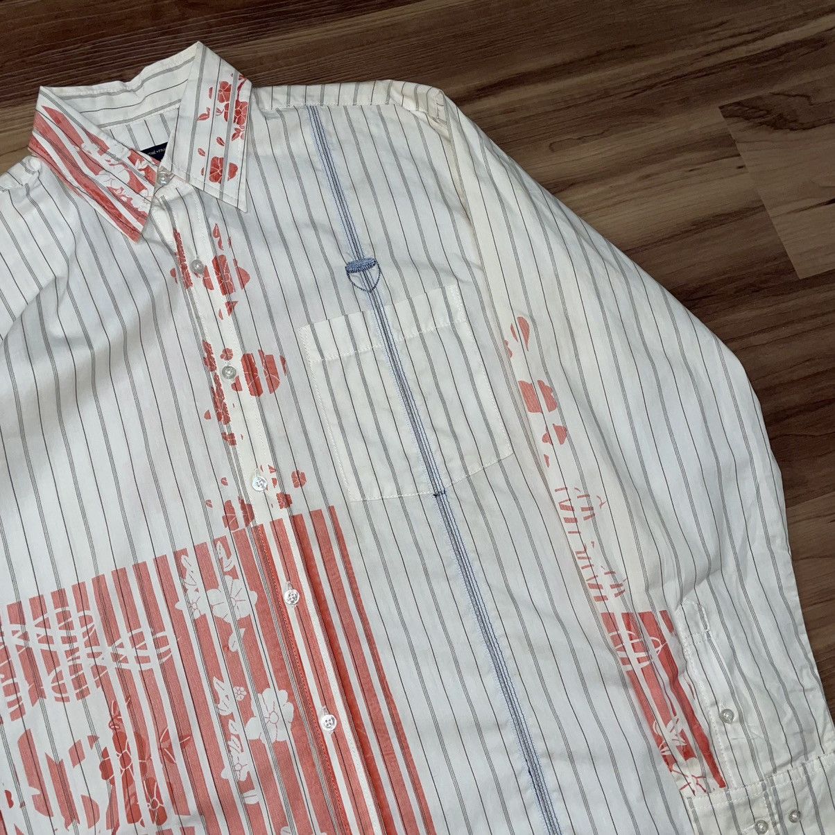 Marithe + Francois Girbaud MF+G Girbaud Button Up Shirt Size US L / EU 52-54 / 3 - 4 Thumbnail