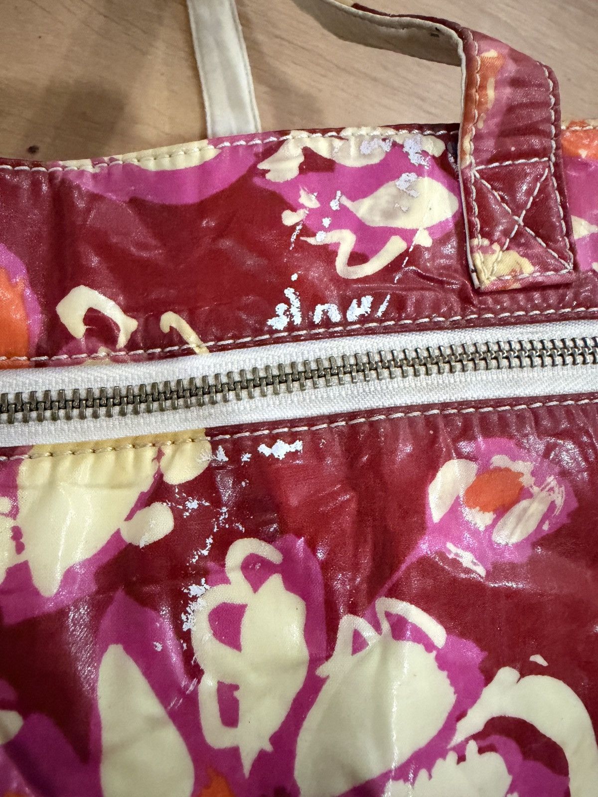Chanel Chanel Vintage Early 2000s Nylon Floral Camellia Tote Size ONE SIZE - 6 Thumbnail
