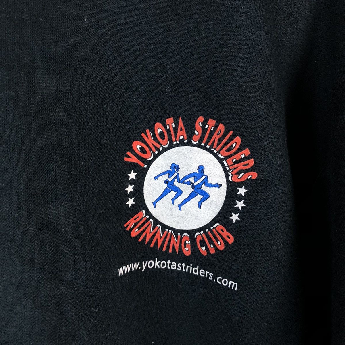 Japanese Brand Yokota Striders Running Club Black Sweatshirt #A2065 Size US M / EU 48-50 / 2 - 15 Thumbnail