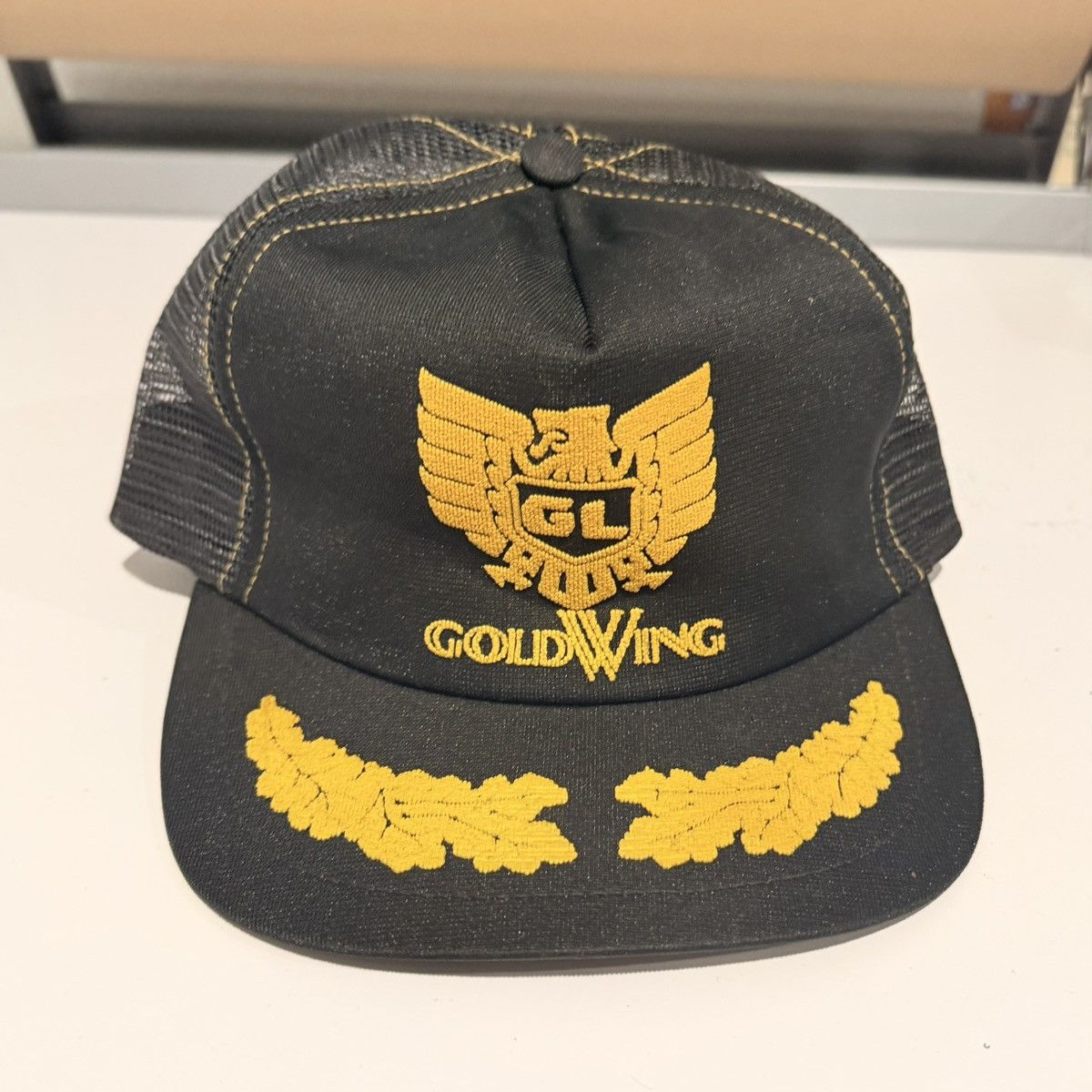 Honda Vintage Honda Goldwing Motorcycle Scrambled Eggs SnapBack Size ONE SIZE - 1 Thumbnail