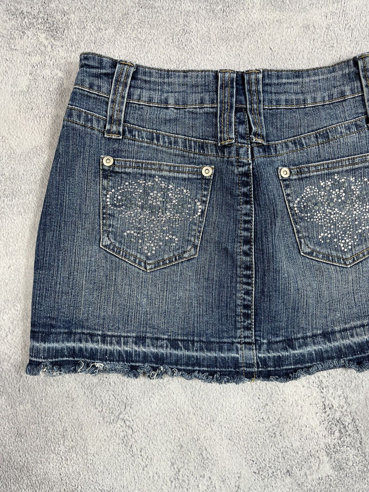 Other Vintage Y2K denim mini skirt streetwear style size 8 Size 27" / US 4 / IT 40 - 2 Thumbnail