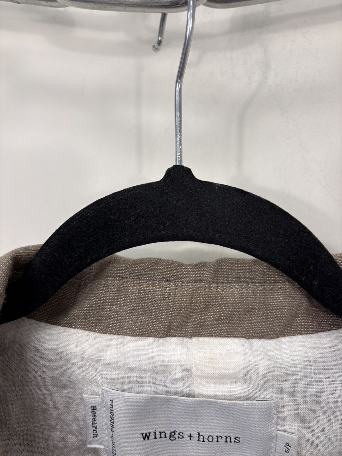 Wings + Horns Wings + Horns Research Linen Blend Tailored Blazer Jacket Size US S / EU 44-46 / 1 - 15 Thumbnail
