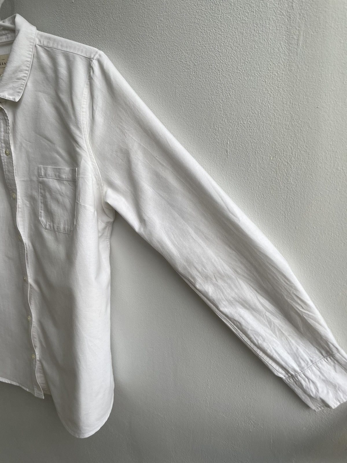 Sezane Sezane Button Up Shirt White Cotton Size 42 ( M ) Size M / US 6-8 / IT 42-44 - 8 Thumbnail