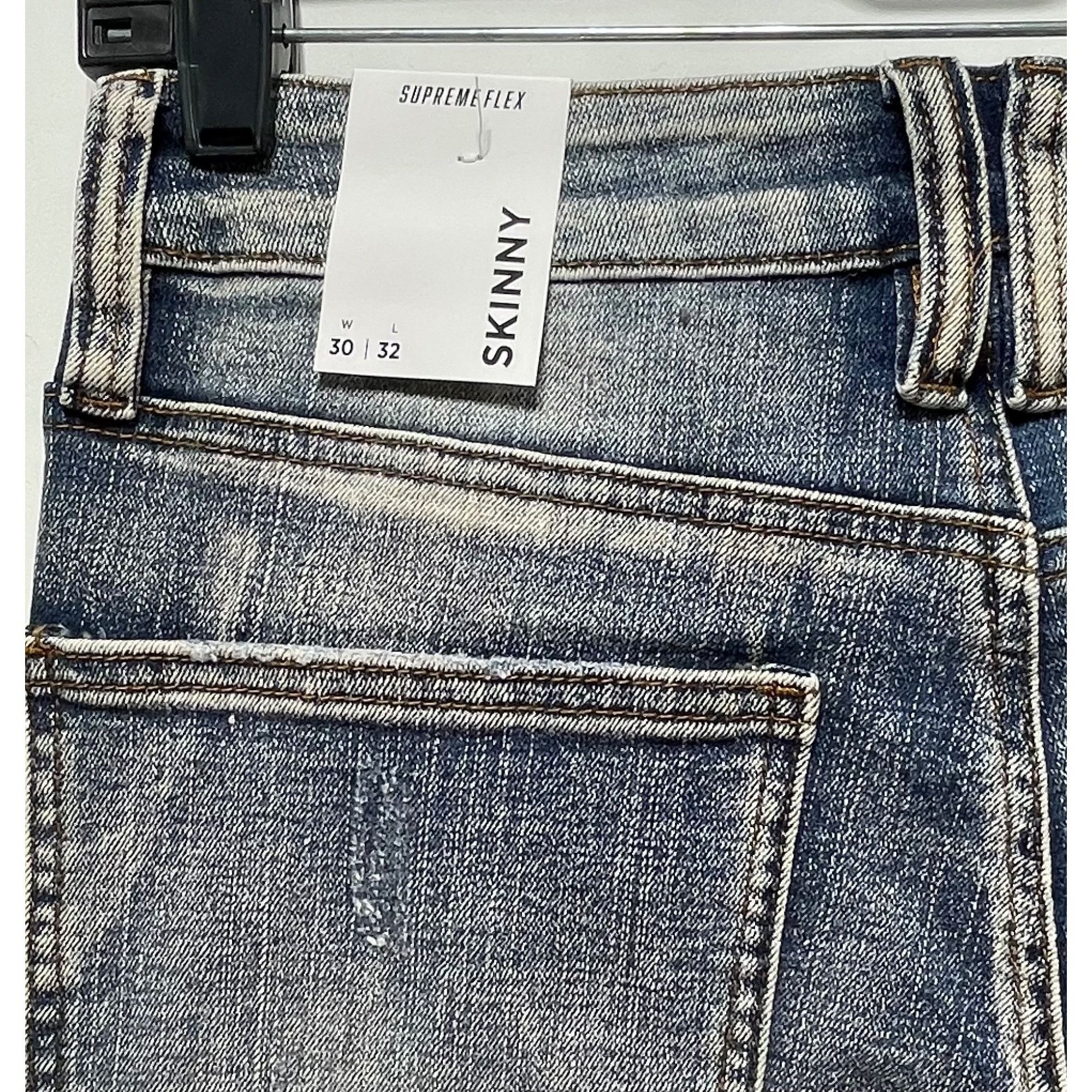 rue21 Rue 21 - Men's Supreme Flex Skinny Jeans Distressed - Light Size US 30 / EU 46 - 11 Thumbnail