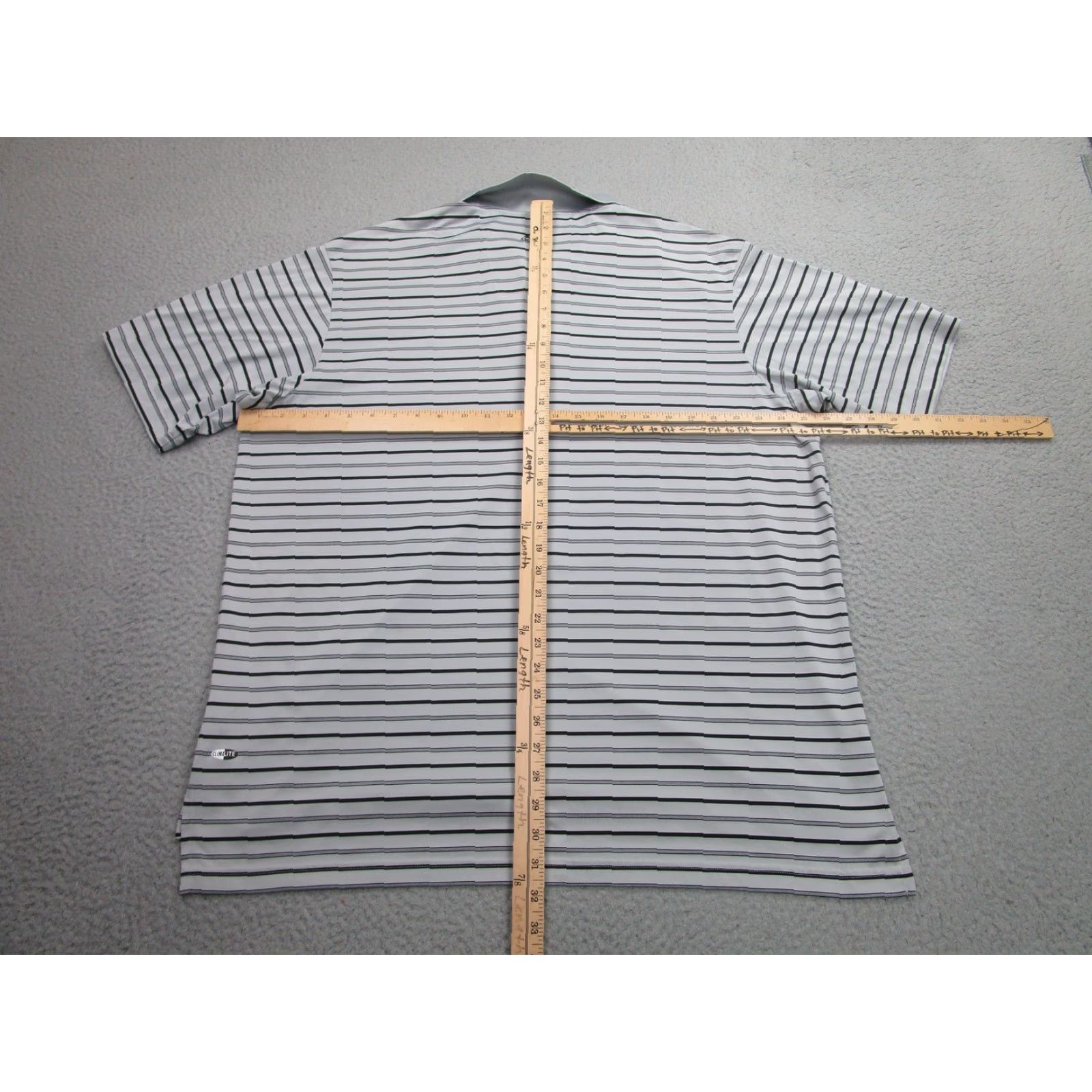 Adidas Adidas Silverado Polo Shirt Mens XL Striped Climalite Golf Performance Size US XL / EU 56 / 4 - 7 Thumbnail