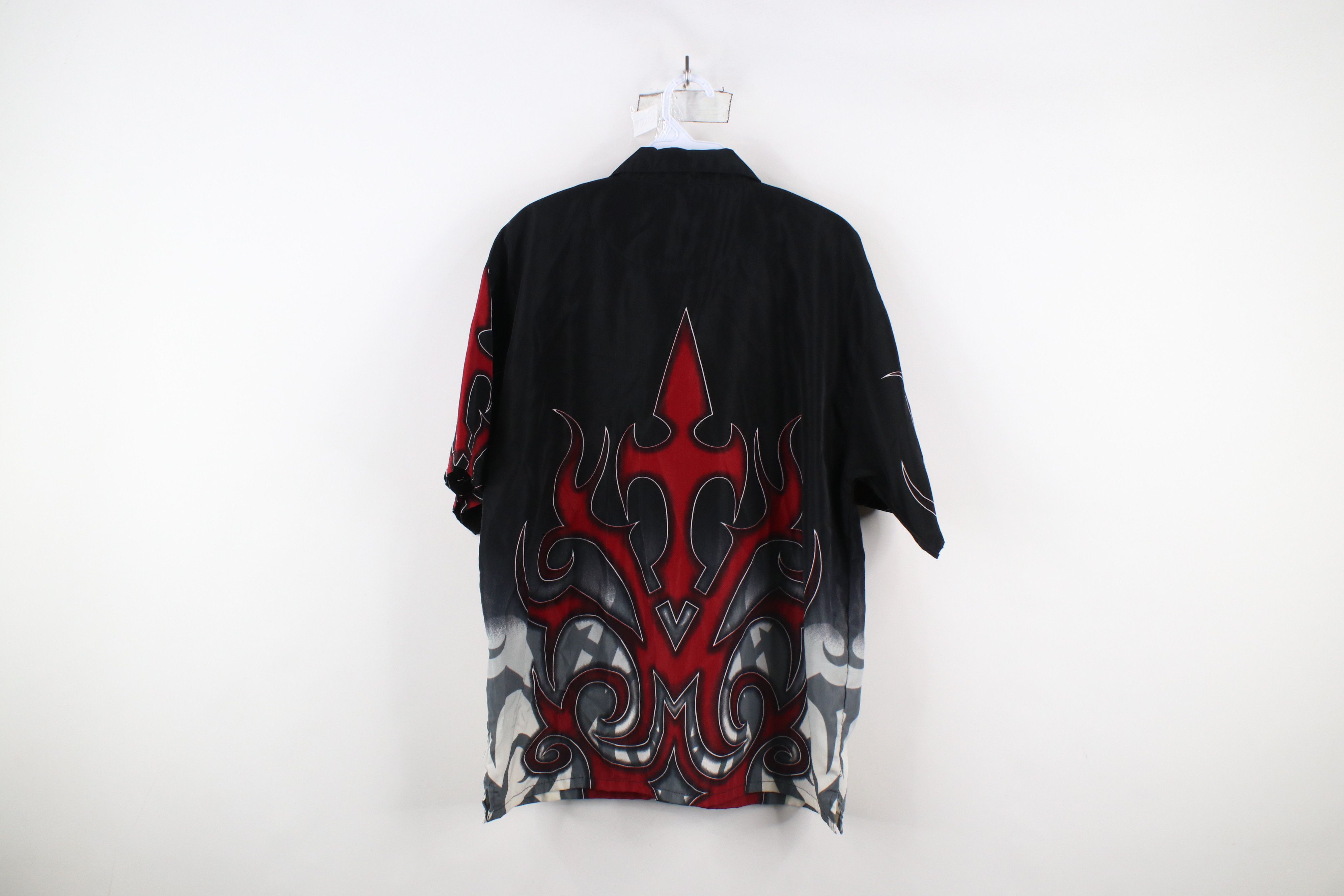 Vintage Vintage 90s Streetwear Short Sleeve Collared Button Shirt Size US M / EU 48-50 / 2 - 8 Thumbnail