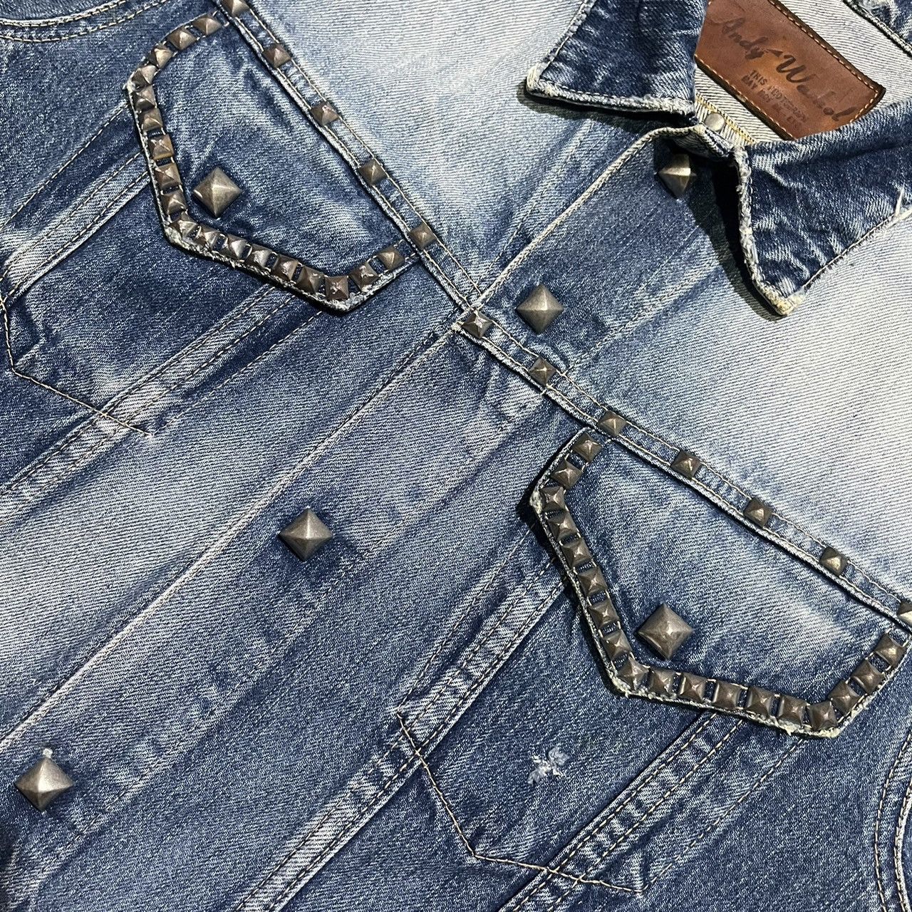 Andy Warhol × Hysteric Glamour hysteric glamour andy warhol distressed & faded denim jacket Size US M / EU 48-50 / 2 - 6 Thumbnail