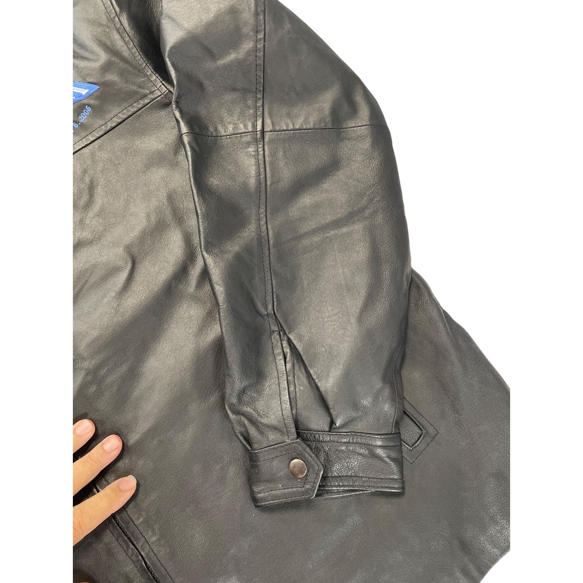 NFL NFL Super Bowl XXXIX mens Black Leather Jacket size XXL SKU Size US XXL / EU 58 / 5 - 8 Thumbnail