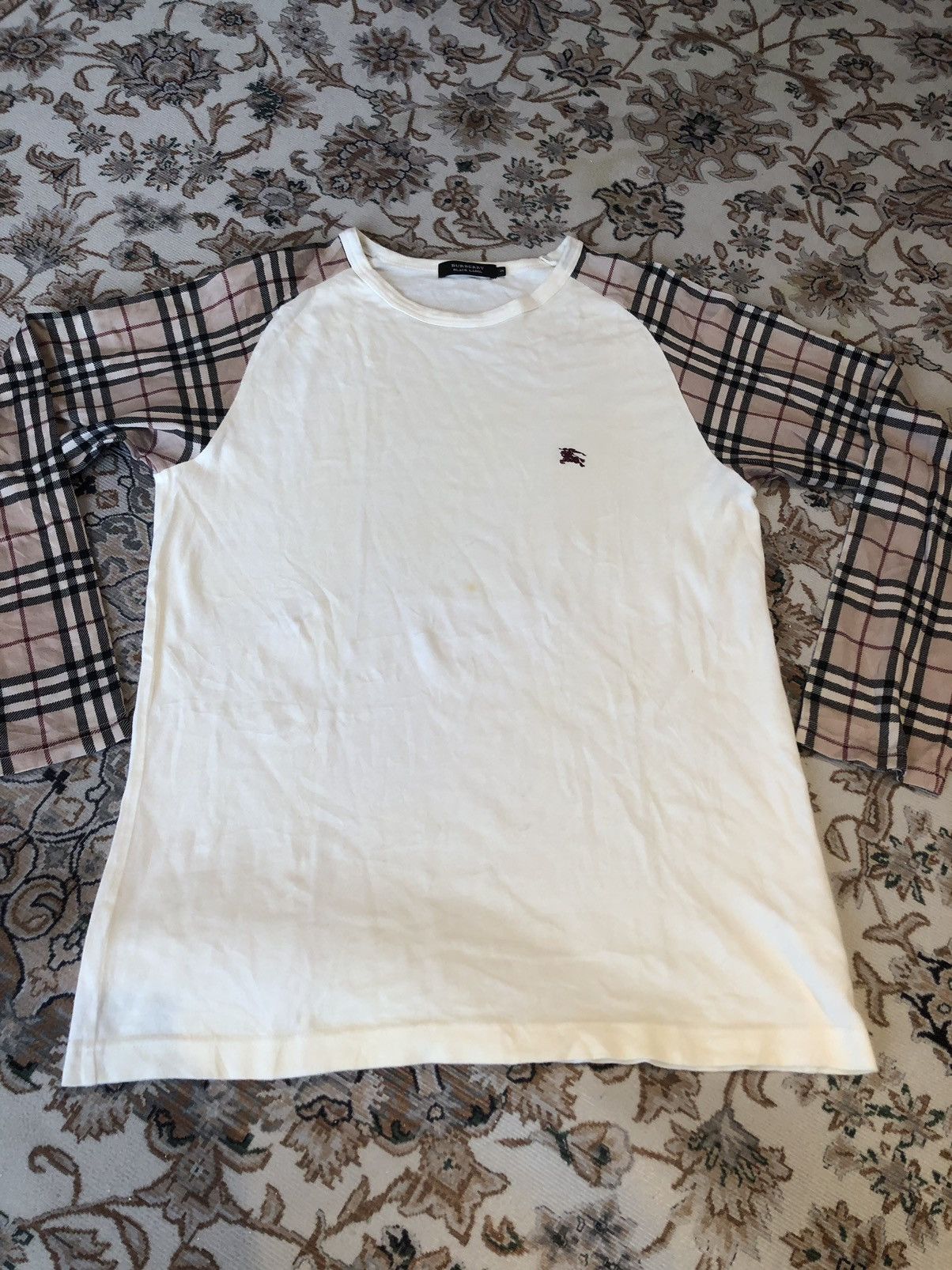 Burberry JAPAN BURBERRY NOVACHECK LONG SLEEVE TEES Size US S / EU 44-46 / 1 - 3 Thumbnail