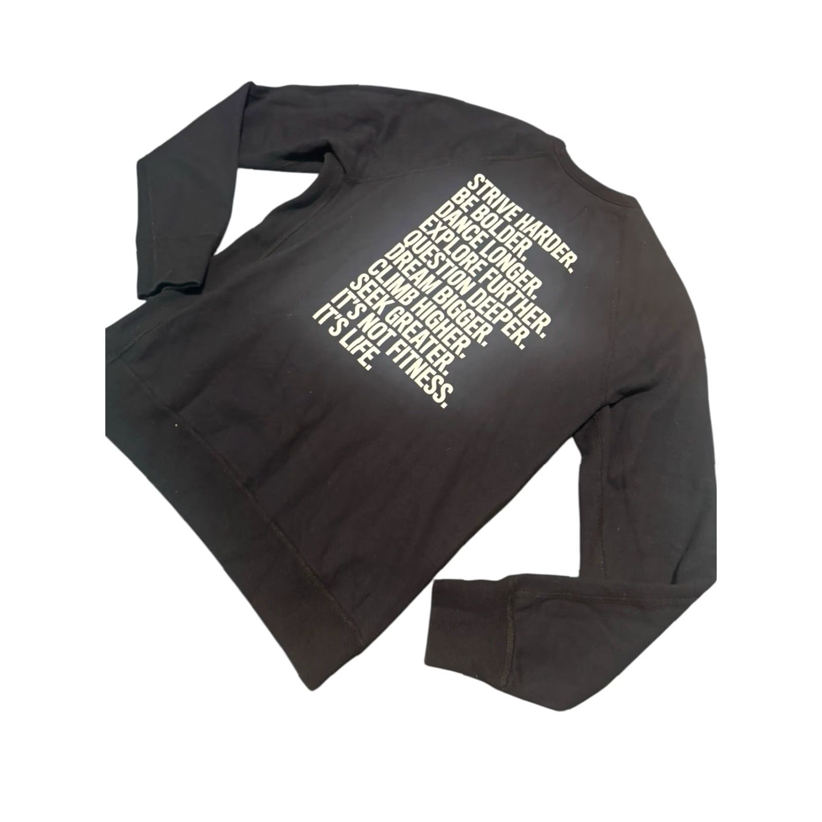 Reigning Champ Reigning Champ Equinox Graphic Sweatshirt Mens Medium Black Size US M / EU 48-50 / 2 - 4 Thumbnail