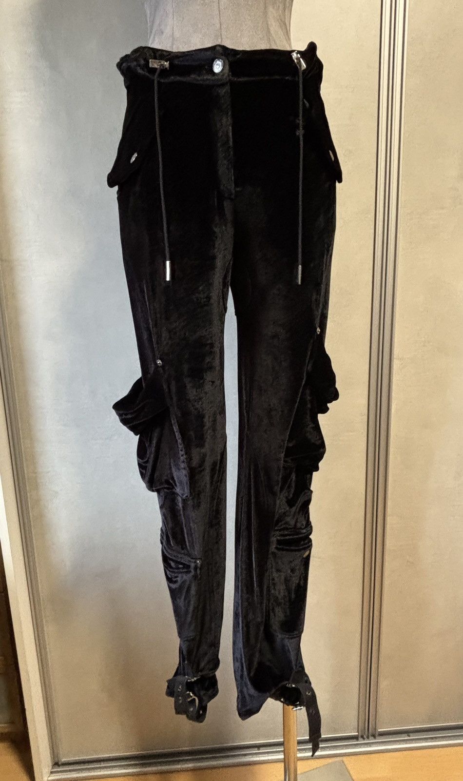 Dior CHRISTIAN DIOR Cargo velvet pants Size 26" / US 2 / IT 38 - 1 Thumbnail