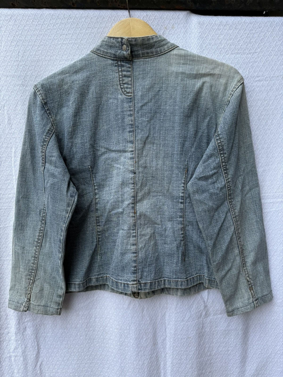 Japanese Brand Japanese Zipper Denim Jacket Ifsixwasnine lgb Styled Size US S / EU 44-46 / 1 - 2 Thumbnail