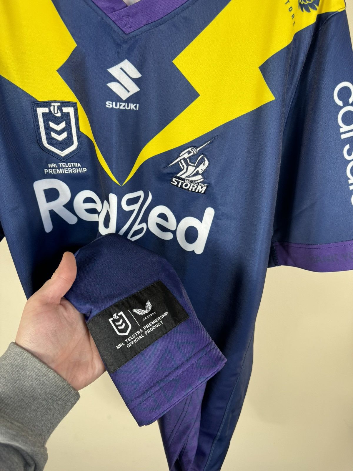 Other Castore Melbourne Storm Home Jersey Size US XXL / EU 58 / 5 - 3 Thumbnail