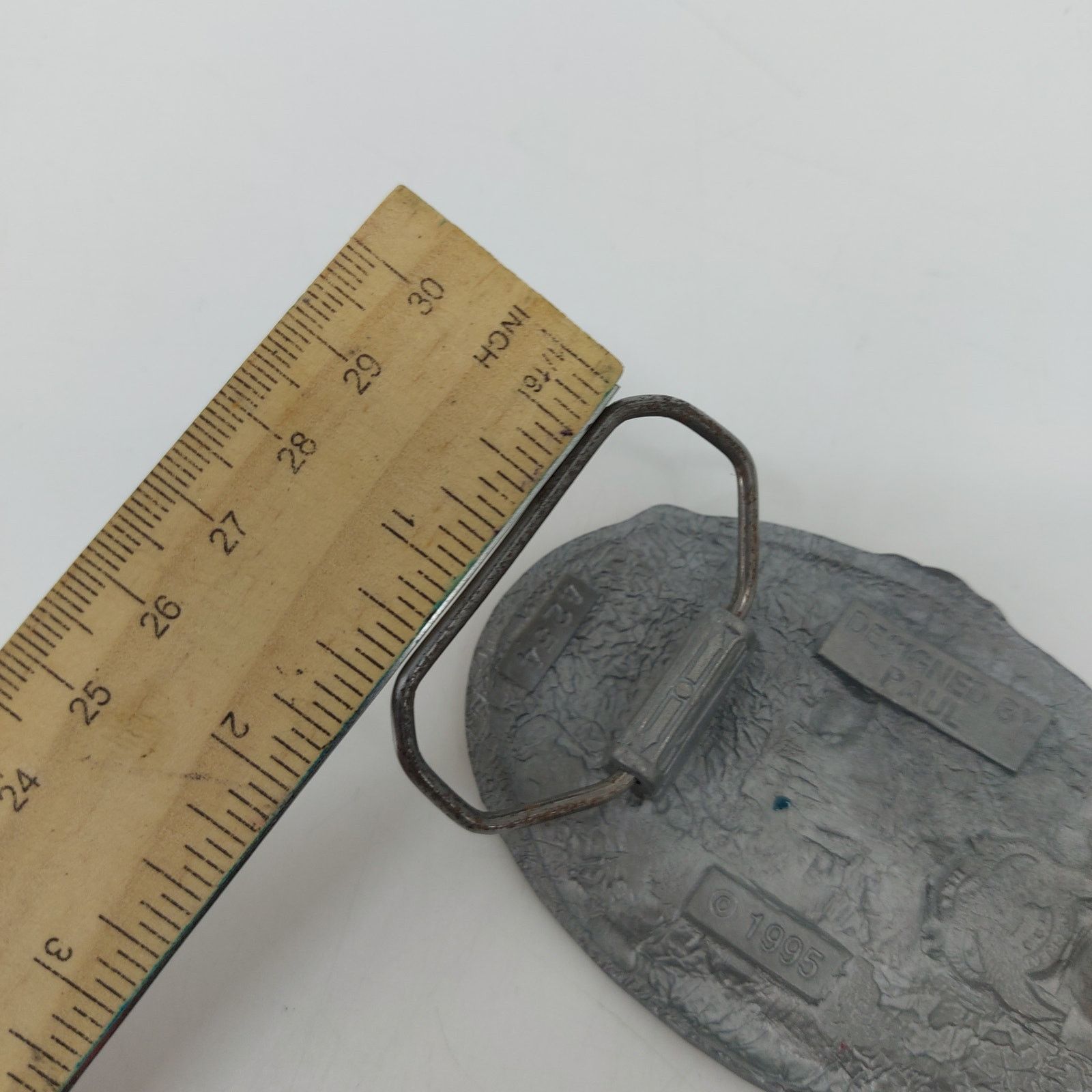 Vintage Great American Buckle Rock'N Roll Belt Buckle 50s Rockabilly Size ONE SIZE - 10 Thumbnail