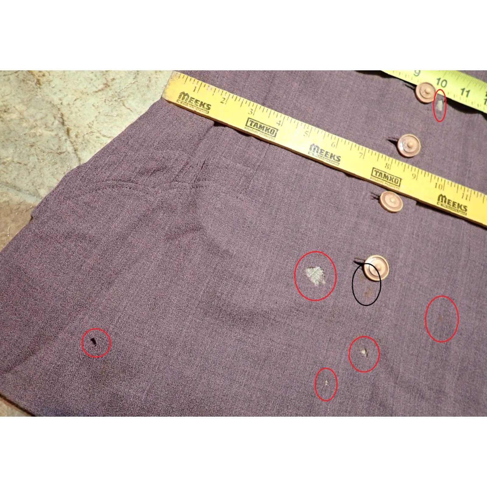 Vintage VINTAGE Pacific Craft Blazer Category: Jacket Women S Purple 60s 50s USA Classic Preppy Distressed Wool Blazer M Size S / US 4 / IT 40 - 7 Thumbnail