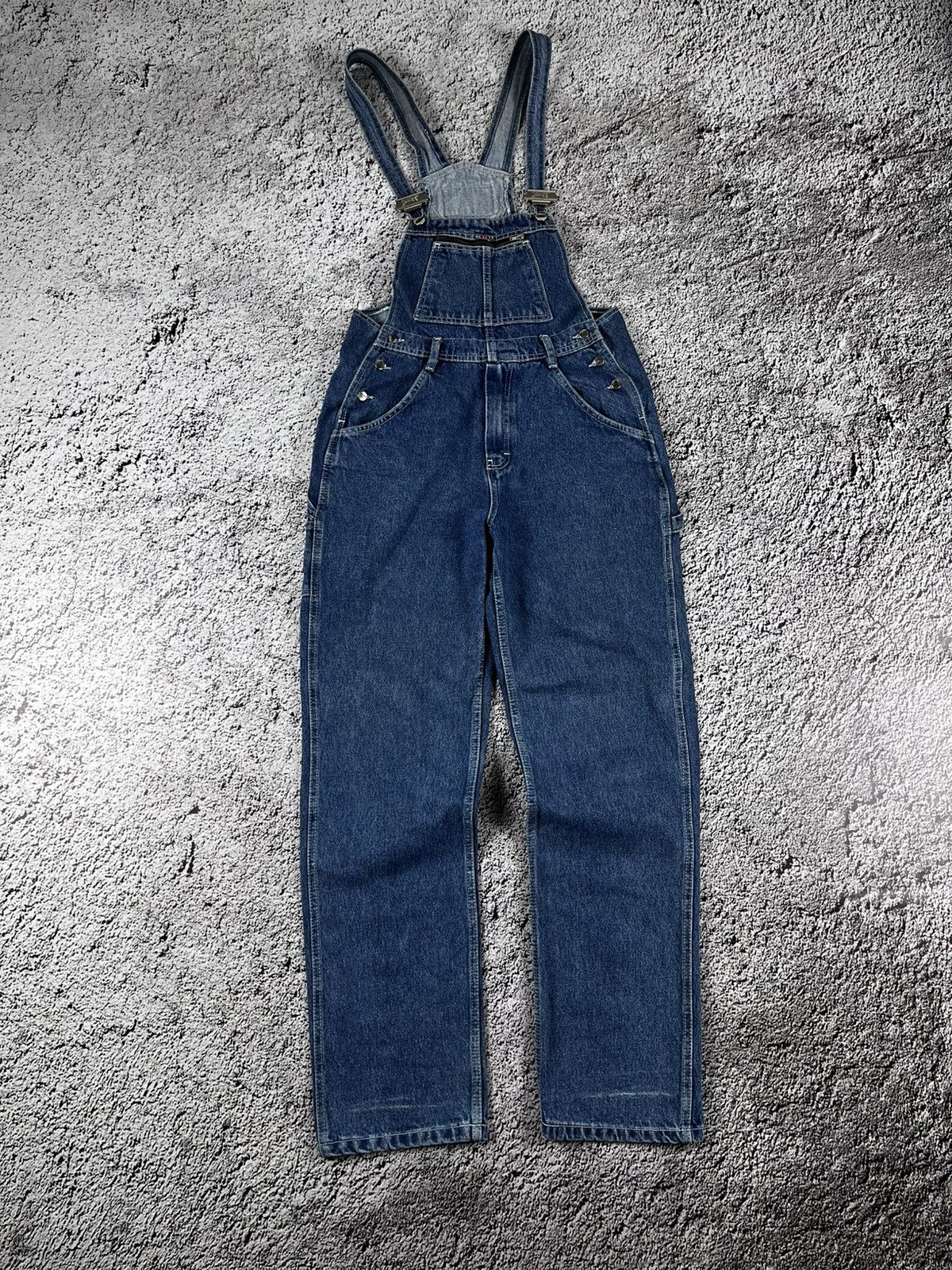 Vintage Vintage 90s Bellys denim bib overall workwear style size 31 Size 31" - 2 Thumbnail