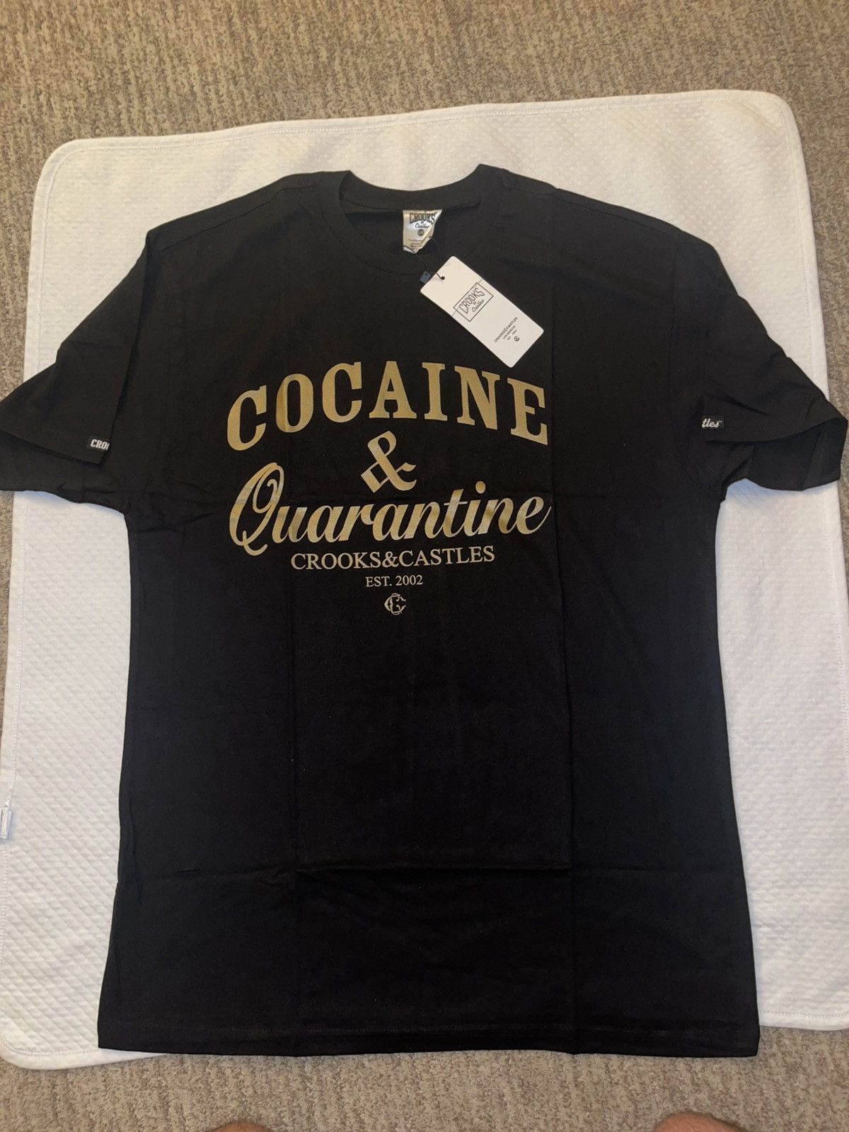 Crooks & Castles Crooks and Castles Cocaine & Quarantine Shirt DS Black Large Size US L / EU 52-54 / 3 - 1 Thumbnail