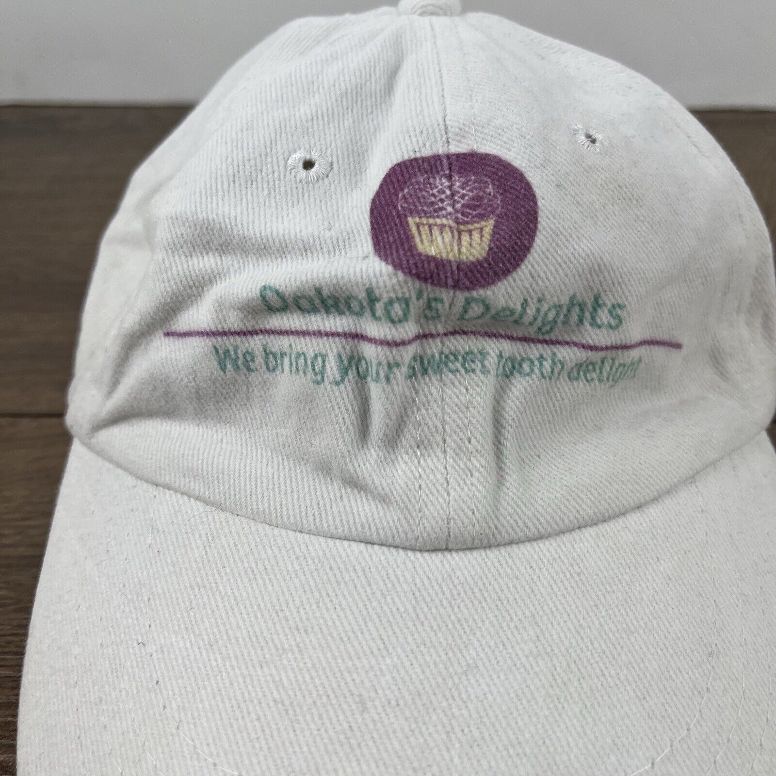 Other Dakota's Delights Hat White Cap Hat Adjustable Hat White Adu Size ONE SIZE - 7 Thumbnail