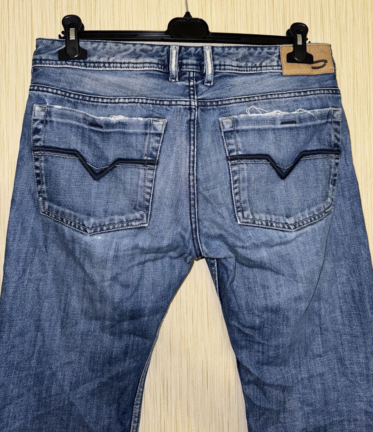 Diesel × Vintage Diesel vintage boot cut flare distressed denim pants Y2K Size US 31 - 2 Thumbnail
