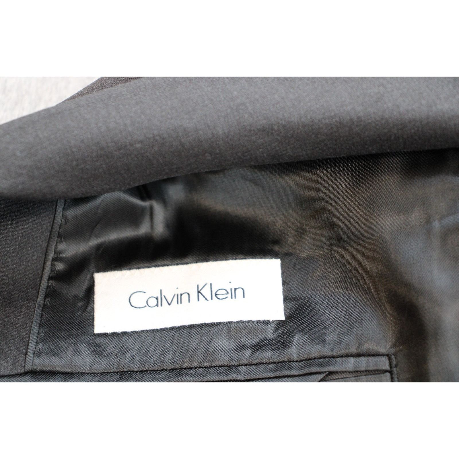 Calvin Klein Calvin Klein Blazer Mens Size 46R Gray Stretch Size 46R - 6 Thumbnail