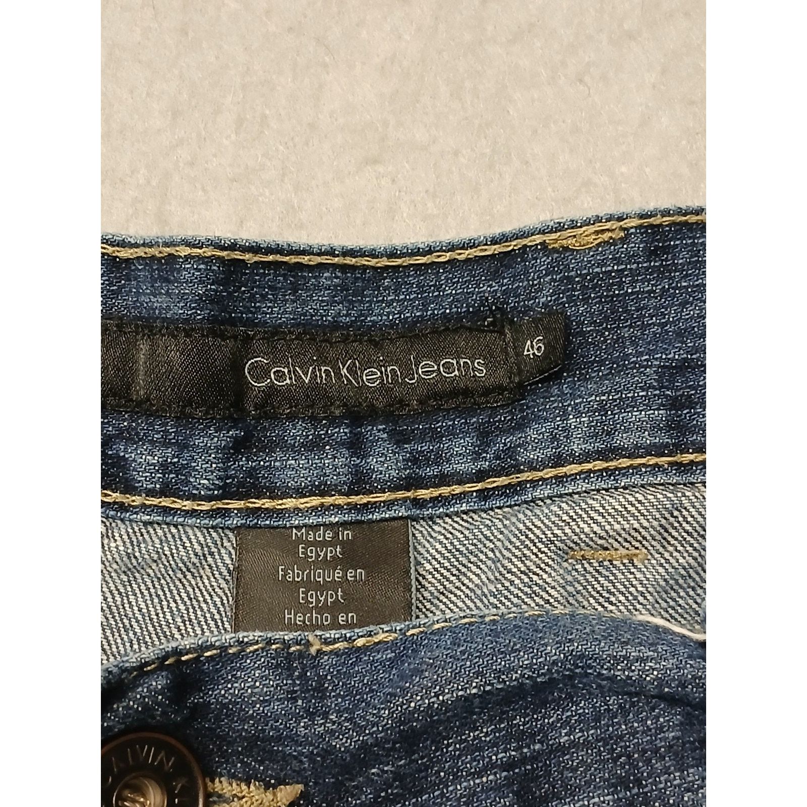 Calvin Klein Calvin Kline (46) Women's Loose Fit Blue Denim Jeans Size 32" / US 10 / IT 46 - 7 Thumbnail