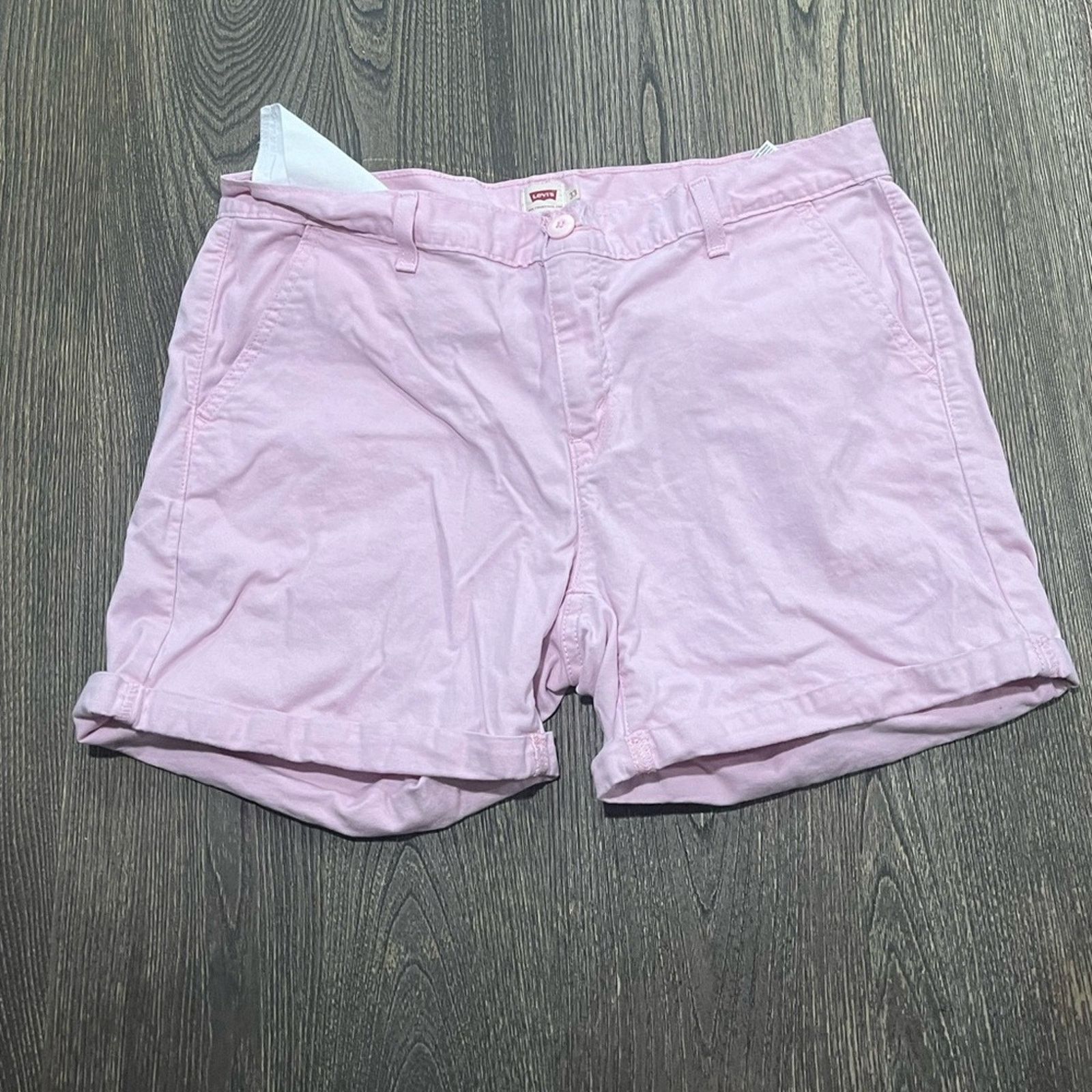Levi's Levi's Classic Chino Shorts Cuff Hem Mid Rise Cotton Sz 33 Size 33" - 1 Thumbnail