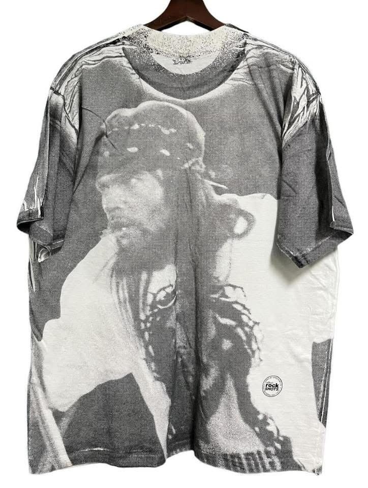 Band Tees *Rare* Vintage Guns N Roses Rock shots AOP 90s t shirt Size US XL / EU 56 / 4 - 6 Thumbnail