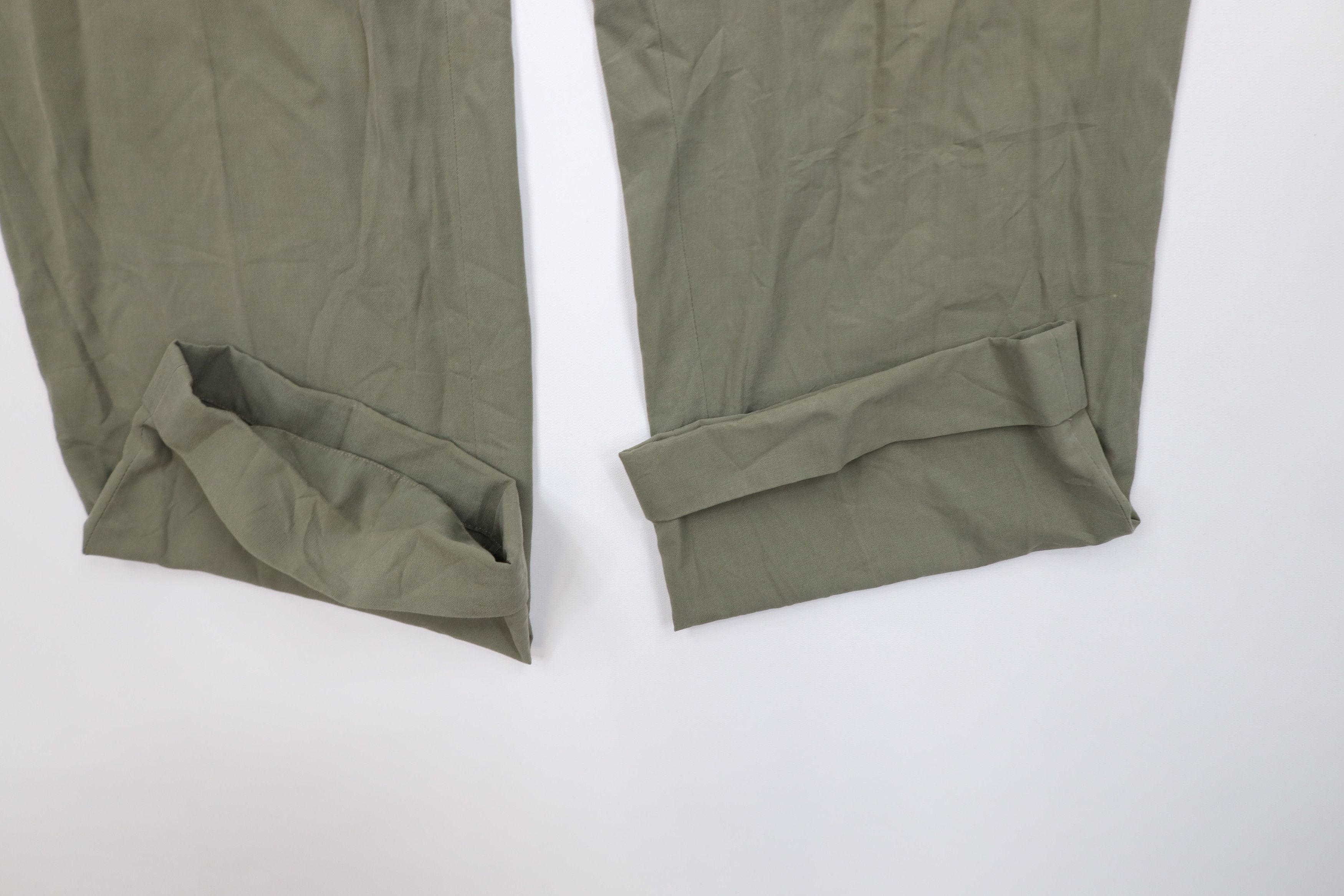 Vintage Vintage 50s Streetwear Rayon Gabardine Wide Leg Pants USA Size US 36 / EU 52 - 5 Thumbnail