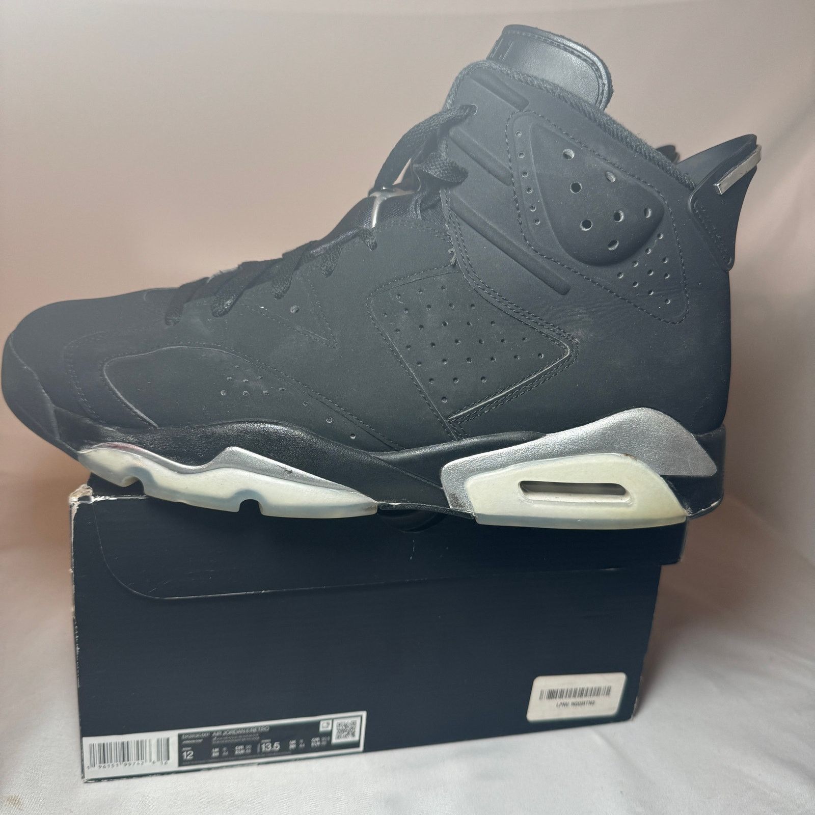 Jordan Brand × Nike Size 12 - Nike Air Jordan 6 Retro Chrome Men's Shoes Size US 12 / EU 45 - 9 Thumbnail