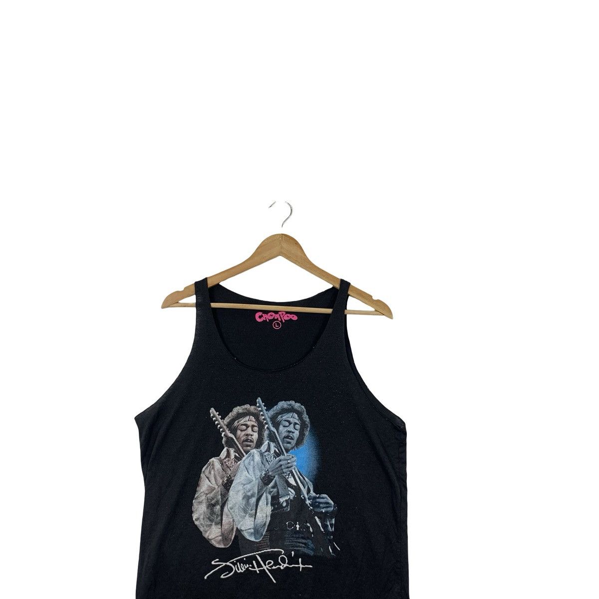 Band Tees CHOMPOO Jimi Hendrix Legendary Guittarist Tee Shirt Tank top Size US L / EU 52-54 / 3 - 2 Thumbnail