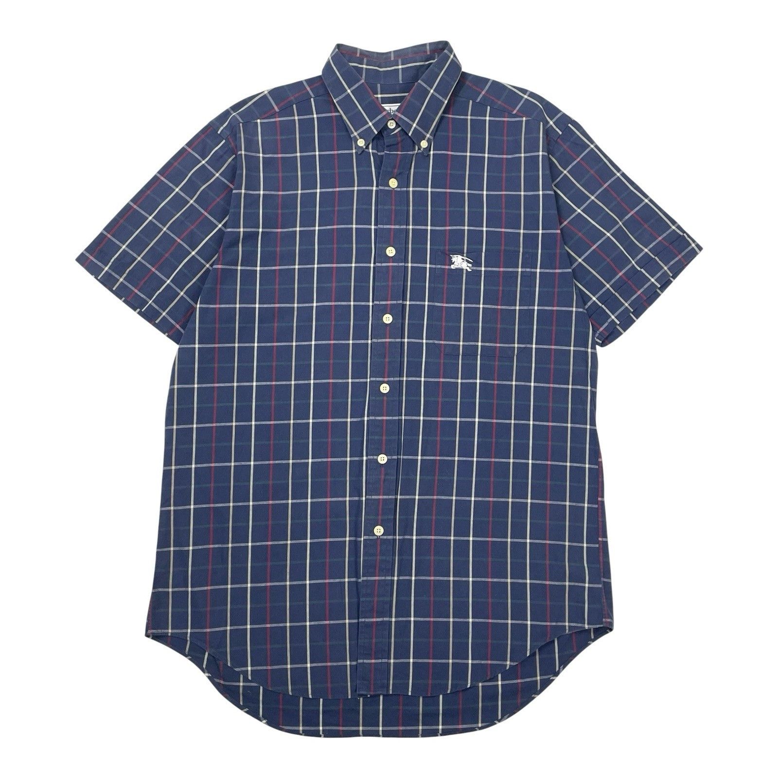 Burberry Burberry Shirt Vintage Nova Check Button Up Short Sleeve M Size US M / EU 48-50 / 2 - 1 Thumbnail