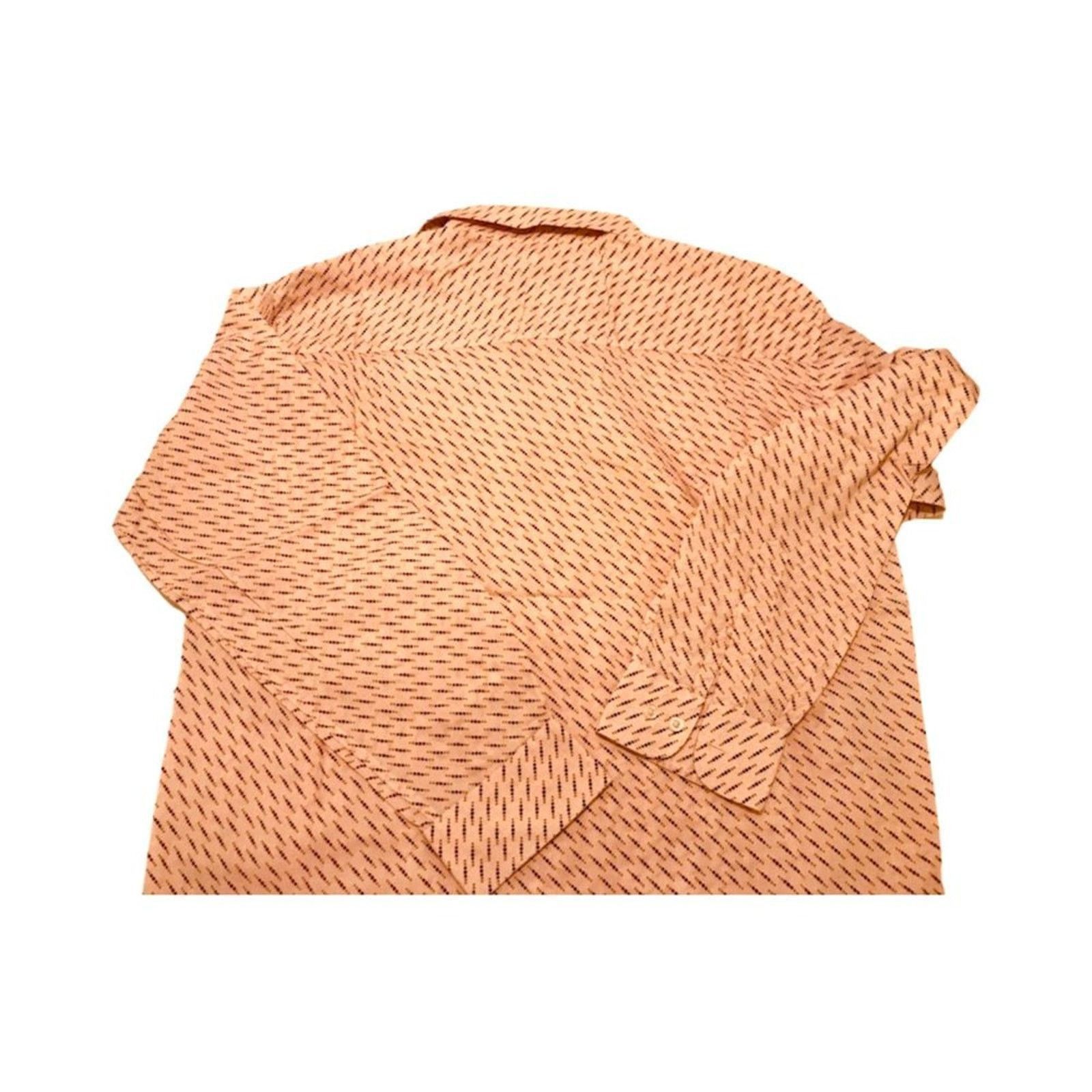 The Unbranded Brand Vintage Maxini Colecione Italy Men`s Shirt Pink Cotton L Size US L / EU 52-54 / 3 - 3 Thumbnail