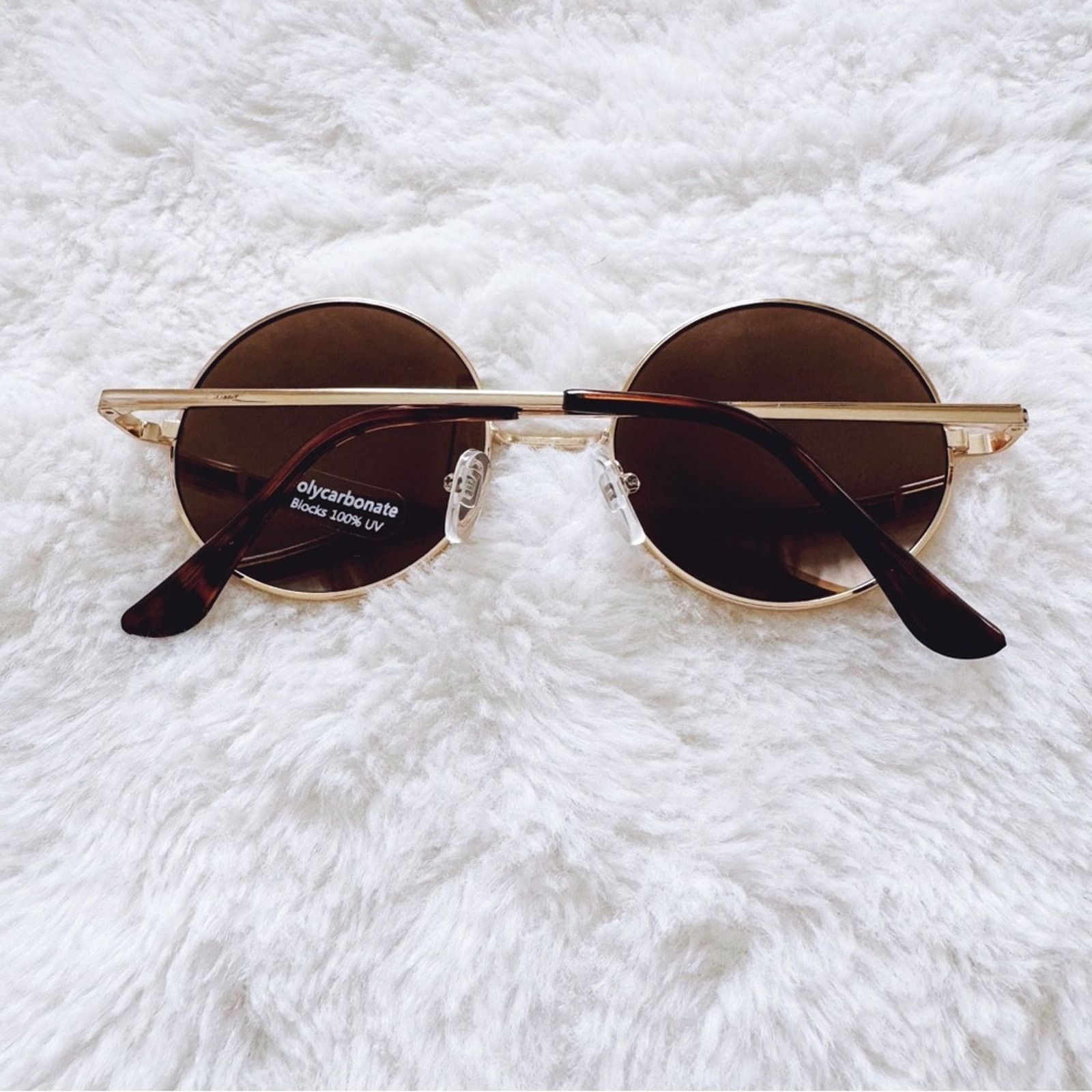 Other Harper Silver & Gold Rims Round Lens Sunglasses Size ONE SIZE - 8 Thumbnail