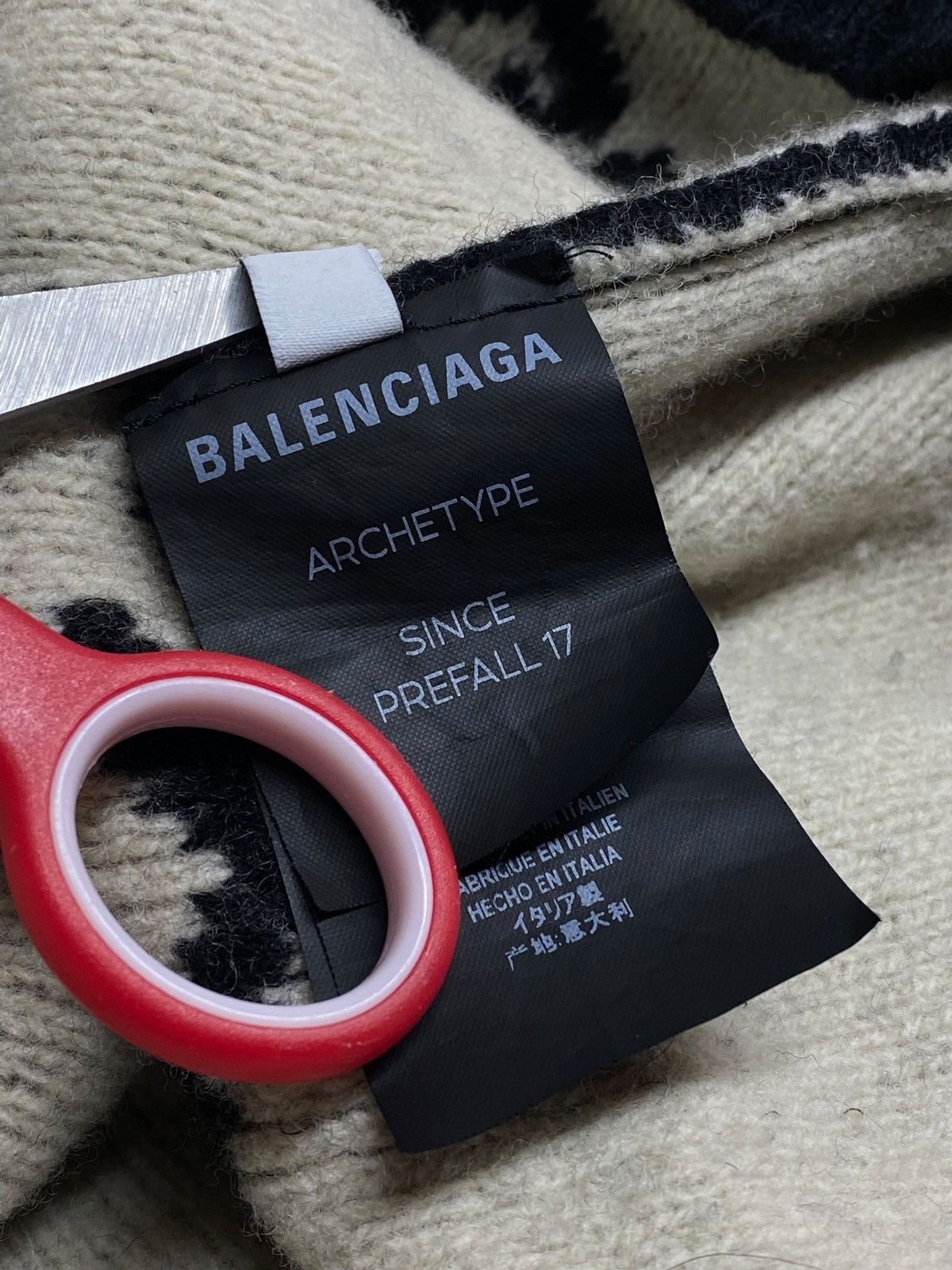 Balenciaga 🔥 BALENCIAGA LOGO KNIT SWEATER ITALY PREFALL 17 VTG VIBES Size XS / US 0-2 / IT 36-38 - 14 Thumbnail
