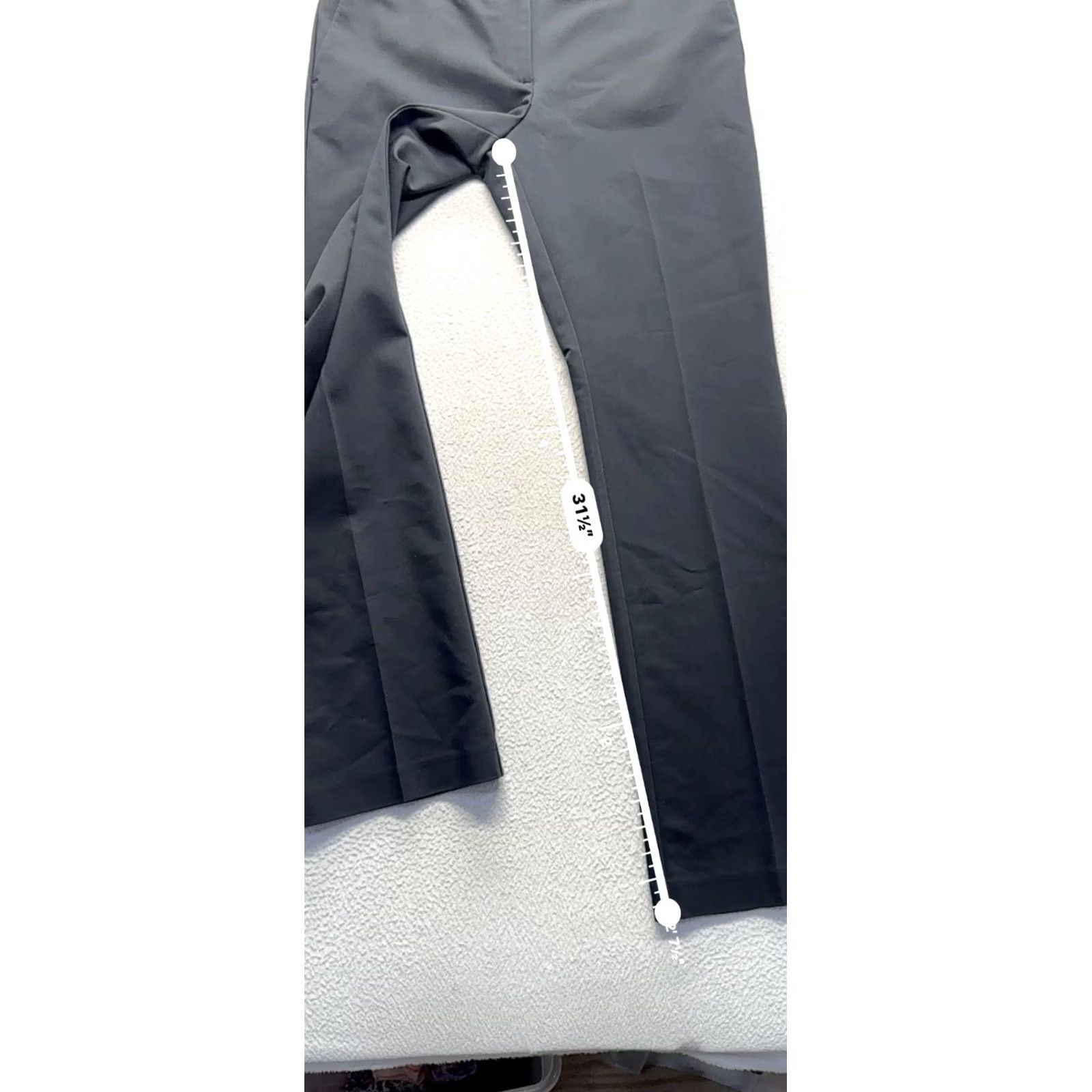 Ann Taylor VINTAGE? No. Ann Taylor Black Signature Trousers Size 6 Cotton Blend Wide Leg 230B Size 28" / US 6 / IT 42 - 6 Thumbnail