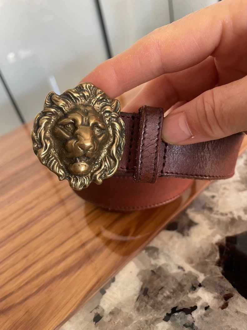 Saint Laurent Paris Saint Laurent Paris Lion's head belt Nextarrow-2505 Size ONE SIZE - 2 Thumbnail