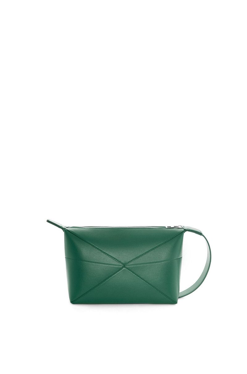 Loewe o1in1g0426 Size: OS/ Puzzle Fold Wash Bag in Evergreen Size ONE SIZE - 4 Thumbnail