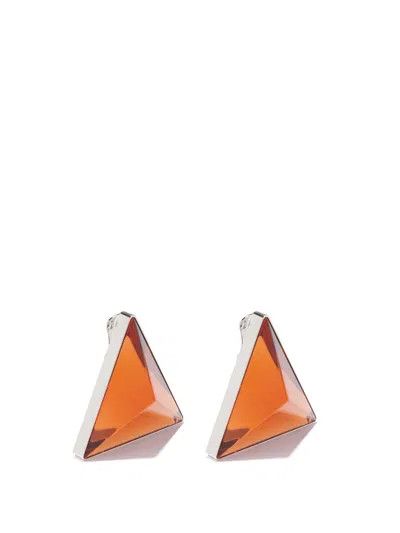 Jil Sander o1y1025 Size : OS / Earrings in Brown Size ONE SIZE - 1 Thumbnail