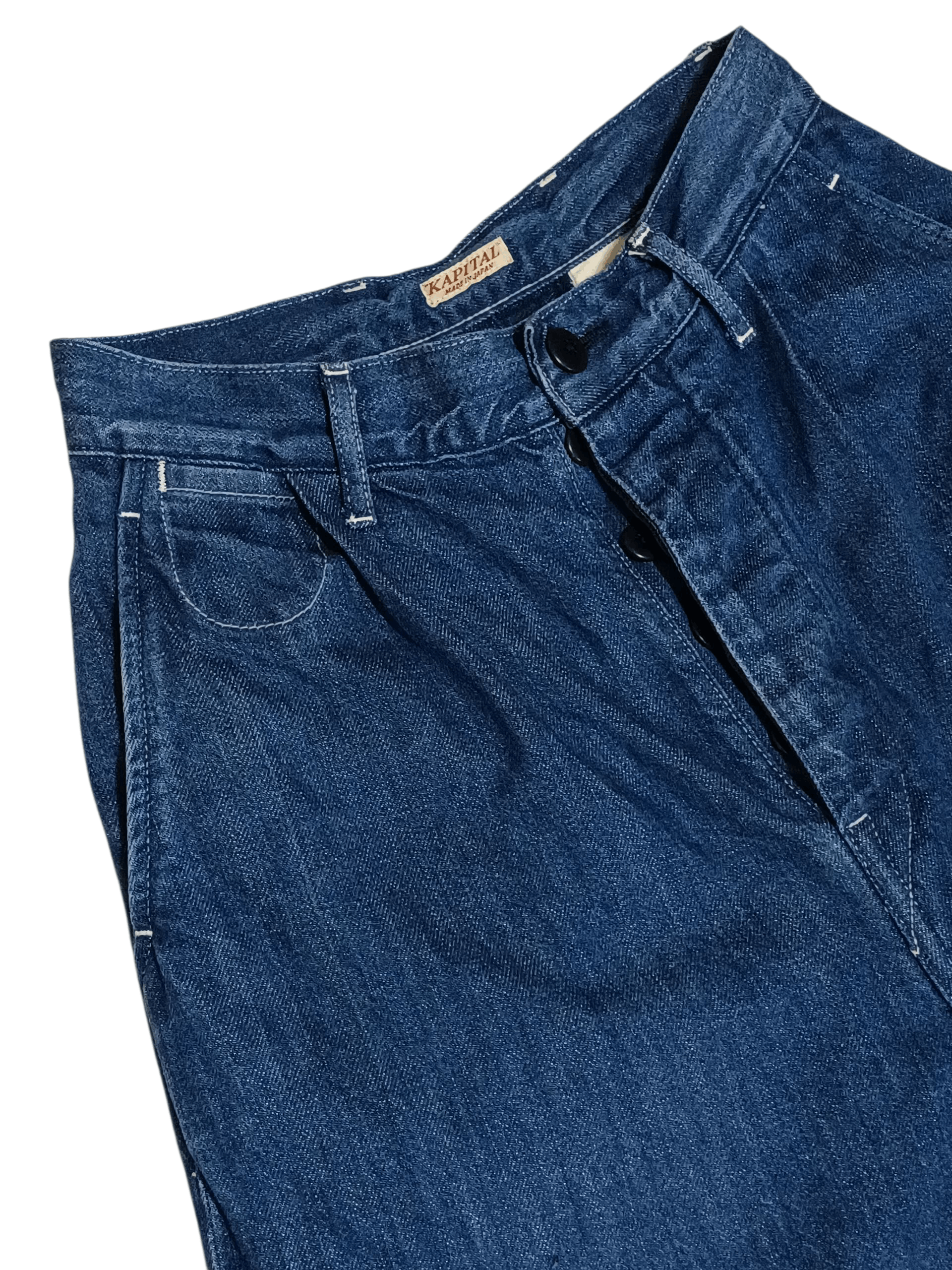Kapital Kapital Japan Denim Pants Wide Leg Size XS Size 25" / US 0 / IT 36 - 7 Thumbnail