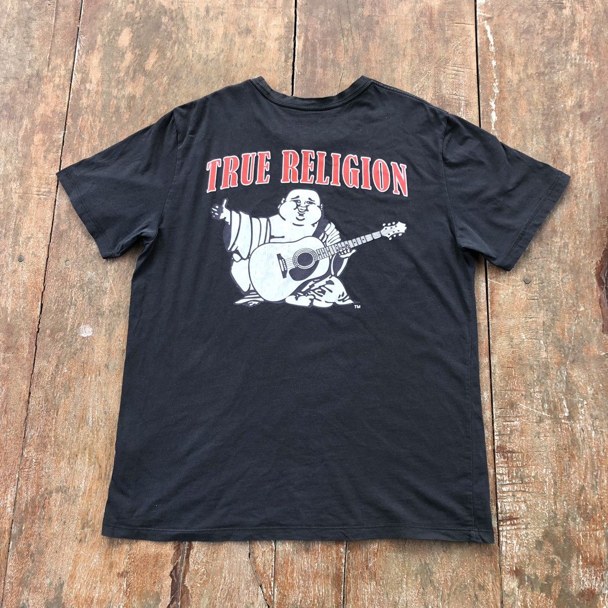 True Religion Vintage True Religion Big Buddha World Tour T Shirt Size US L / EU 52-54 / 3 - 2 Thumbnail