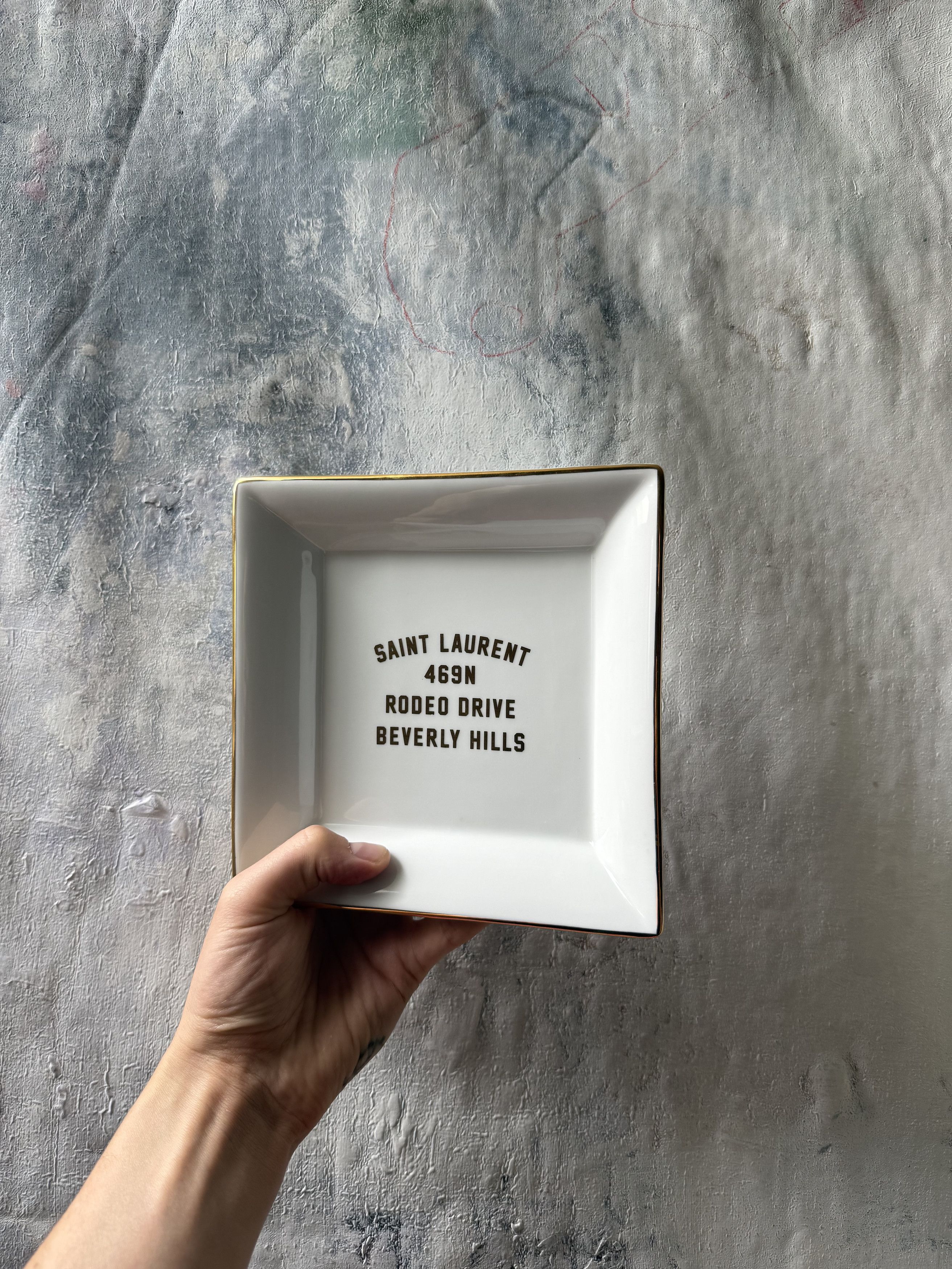 Yves Saint Laurent Saint Laurent Rive Droite "Rodeo Drive" Pin Tray — Porcelain Size ONE SIZE - 2 Thumbnail