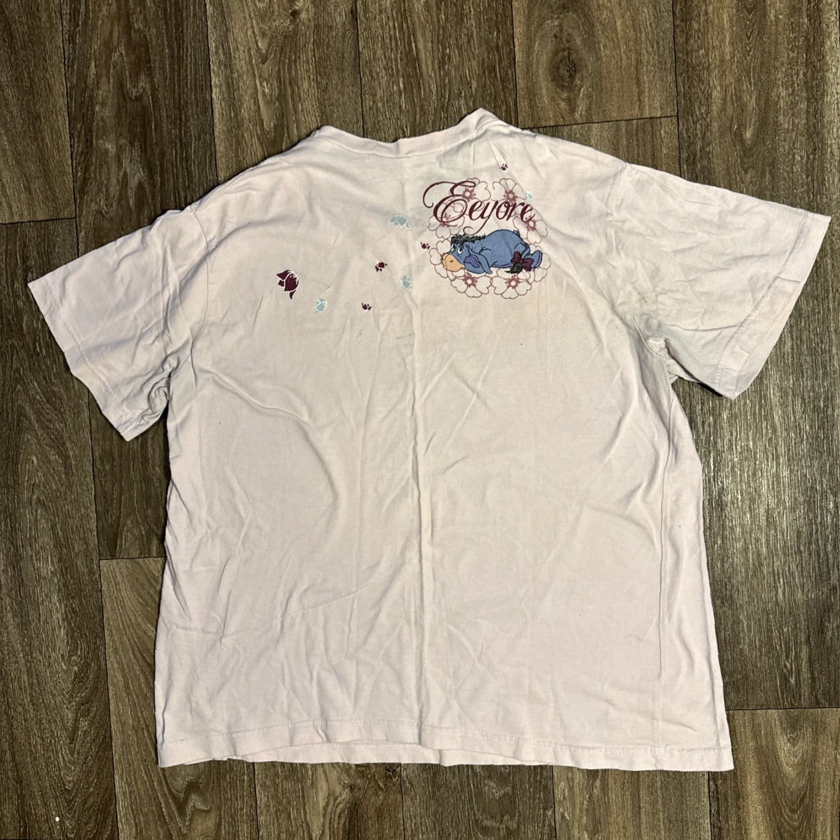 Disney VINTAGE Disney Eeyore Pink T-Shirt XL Unisex Adults Winnie The Pooh Men/Women?? Size XL / US 12-14 / IT 48-50 - 6 Thumbnail
