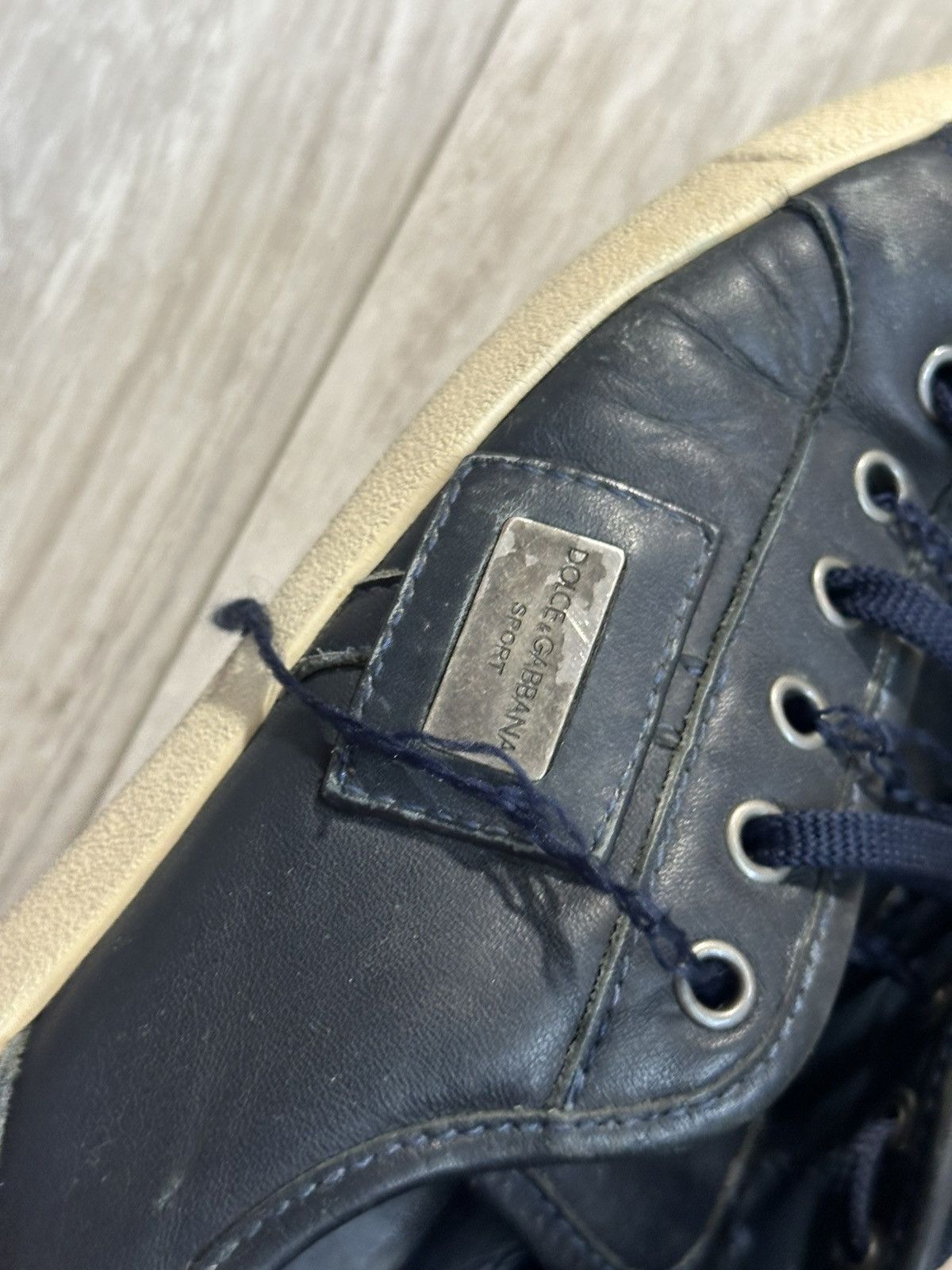 Dolce & Gabbana Dolce & Gabbana Blue Low Top Sneaker vintage Size US 6.5 / EU 39-40 - 11 Thumbnail