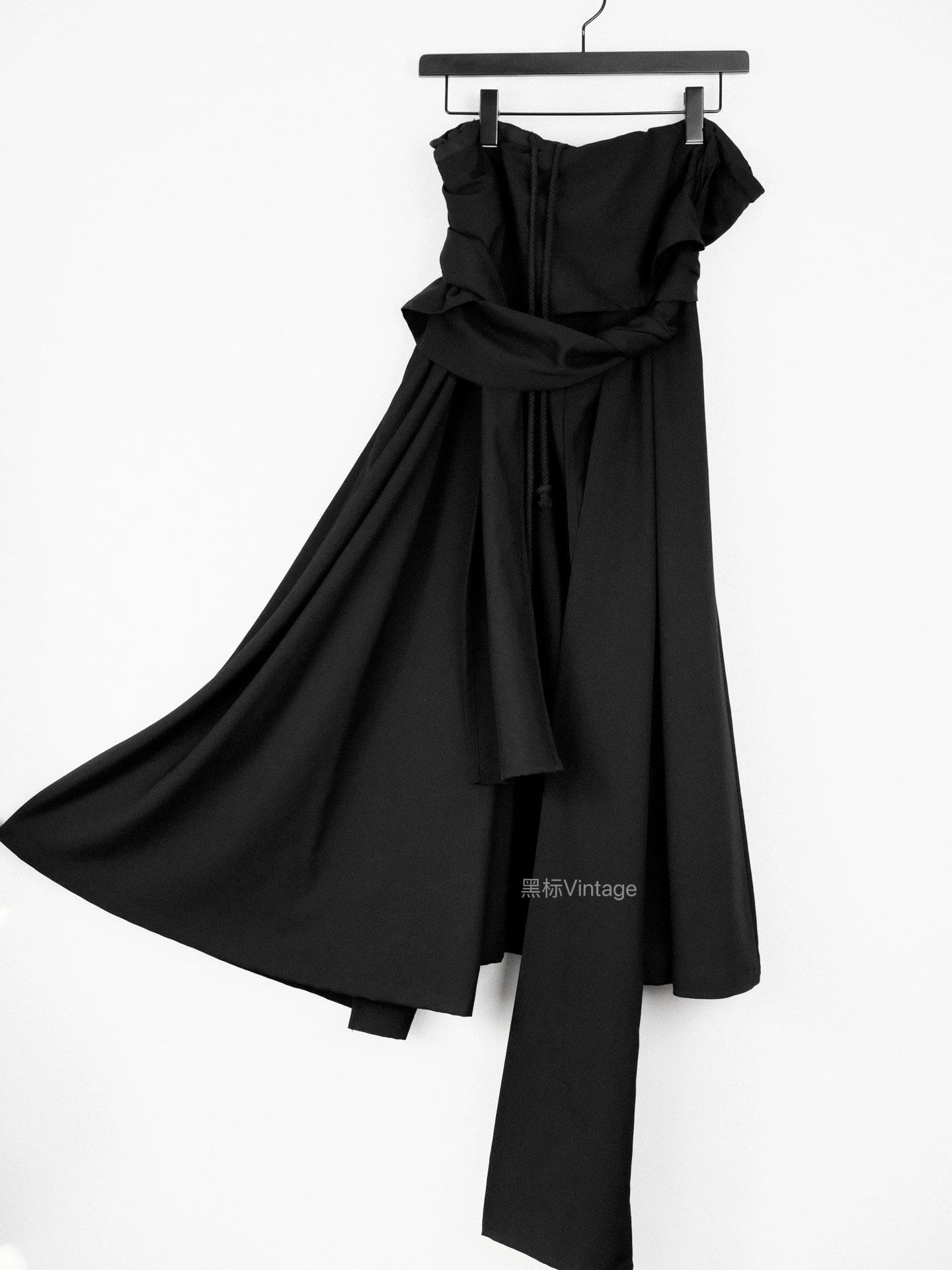 Yohji Yamamoto Yohji Yamamoto 23AW Vintage Belted Kendo Skirt Pants Size US 34 / EU 50 - 6 Thumbnail