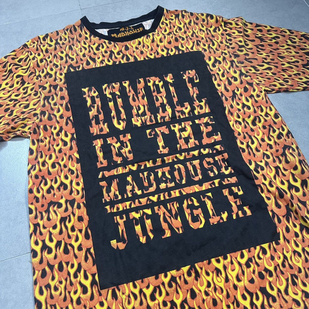 Asger Juel Larsen A.J.L Madhouse “Rumble in the Madhouse" Flame Print Set Size US 32 / EU 48 - 4 Thumbnail