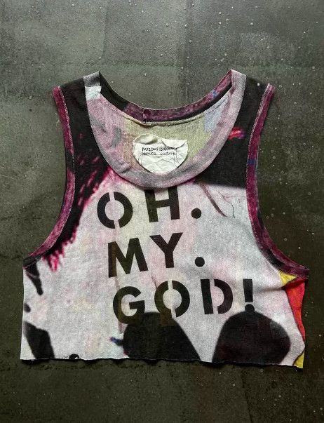 Nozomi Ishiguro Nozomi Ishiguro Manga Slogan Cropped Tank Top Size US S / EU 44-46 / 1 - 1 Thumbnail