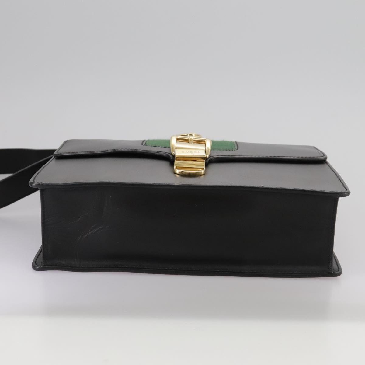 Gucci GUCCI Silvi Web Sherry Sherry Line Shoulder Bag Leather Size ONE SIZE - 11 Thumbnail