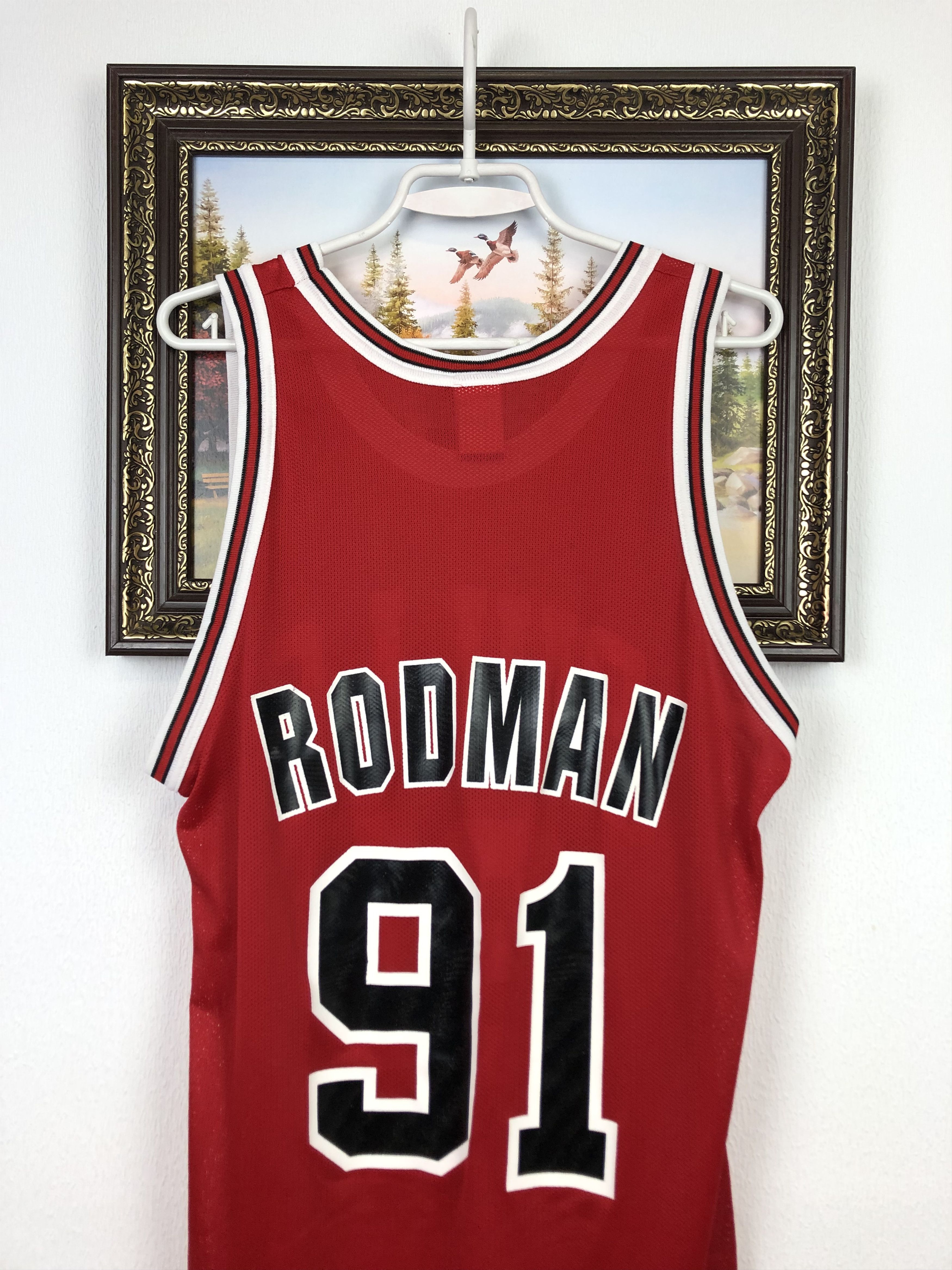 Champion Vintage Champion Dennis Rodman Chicago Bulls Jersey NBA Size US M / EU 48-50 / 2 - 8 Thumbnail