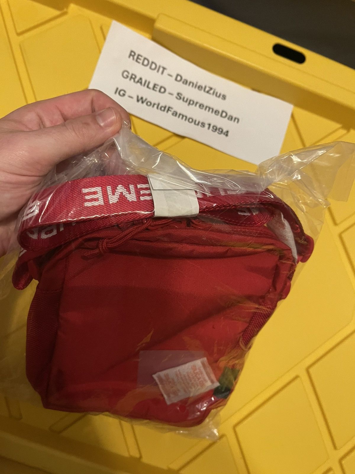 Supreme Supreme Shoulder Bag 'Red' Size ONE SIZE - 3 Thumbnail